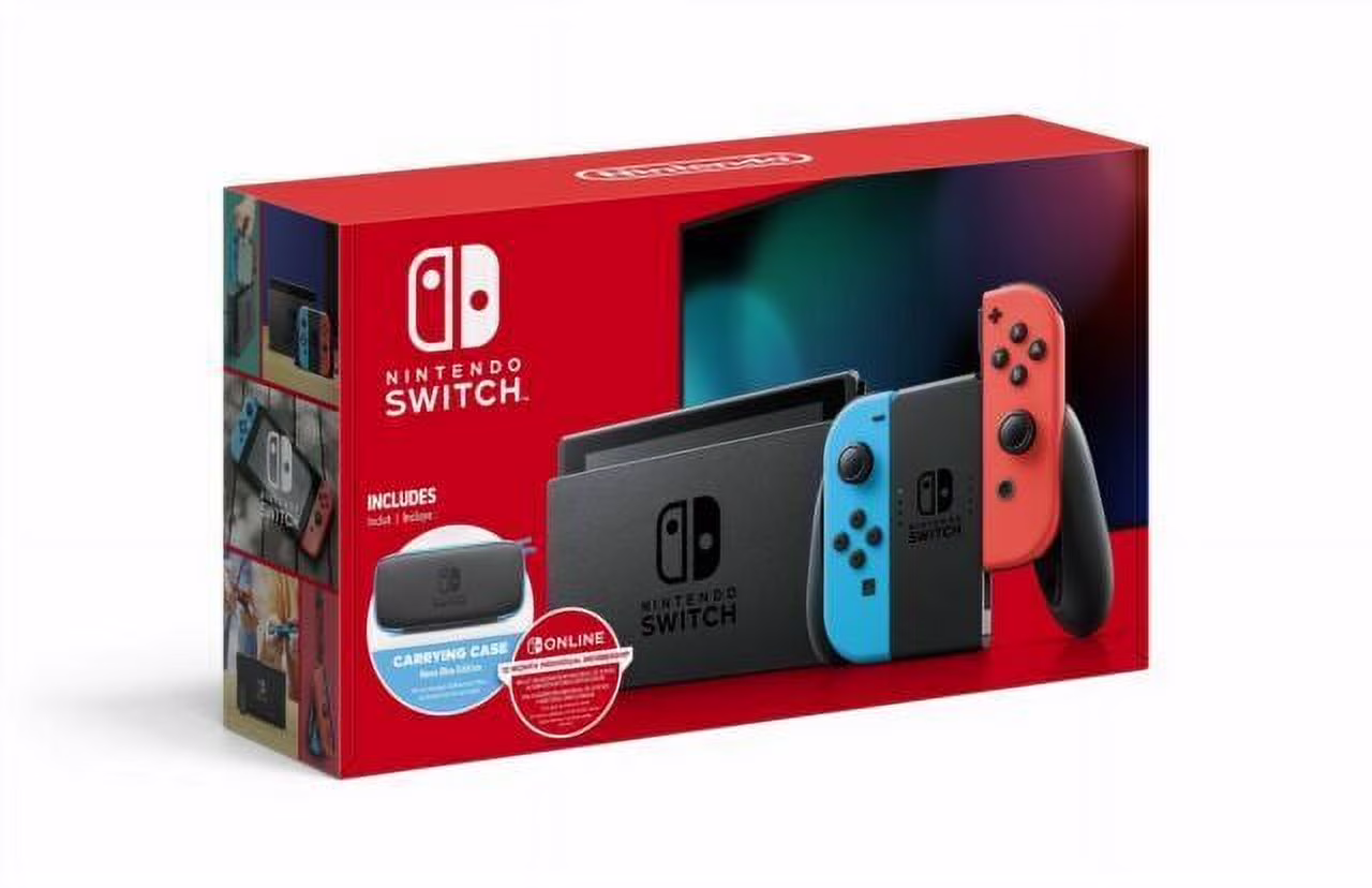 Restored Nintendo Switch - Mario Red & Blue Edition - Switch [Refurbished]