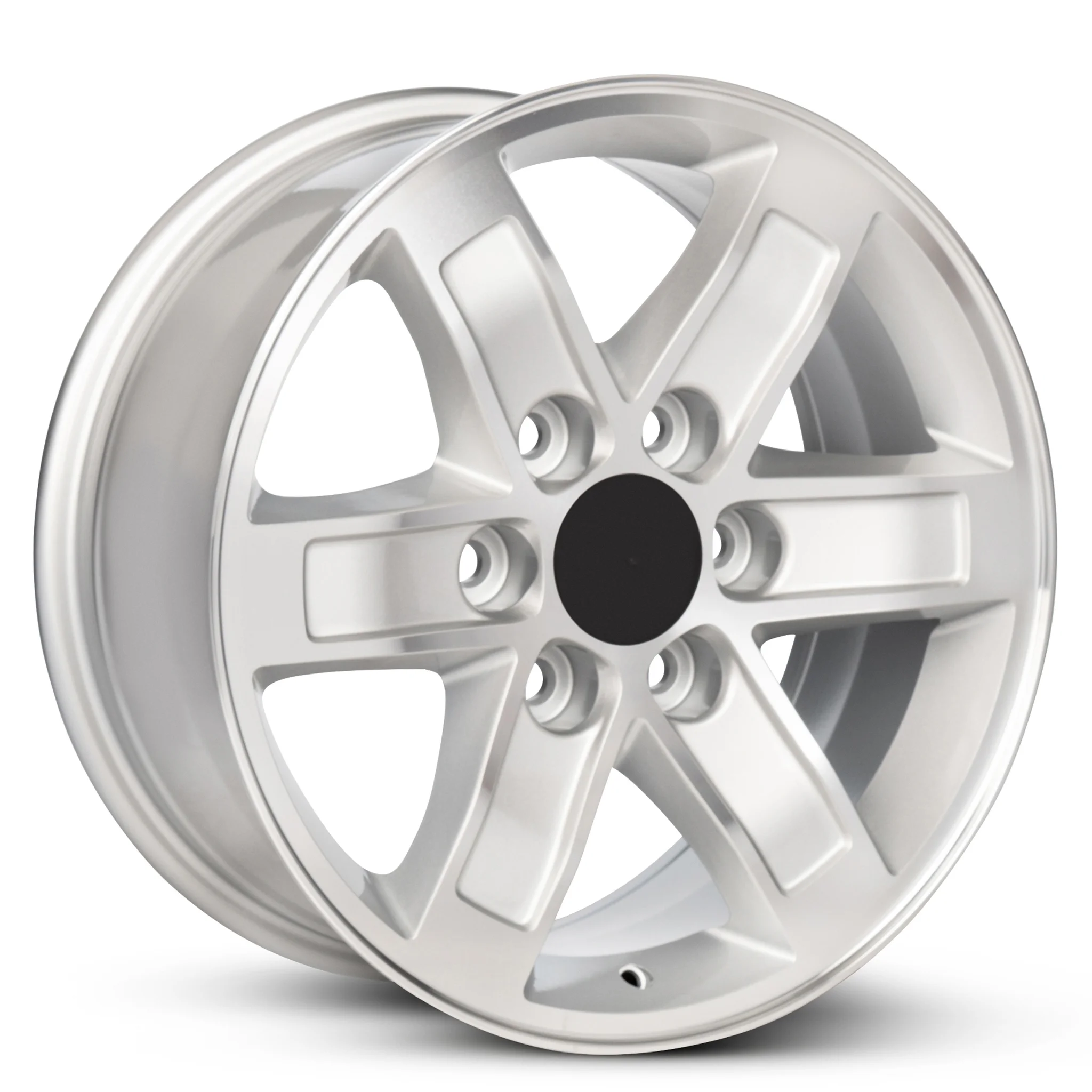 For 2010-2014 GMC Savana 1500 17 Inch Machined Face Silver Rim - OE Direct Replacement - Road Ready Car Wheel
