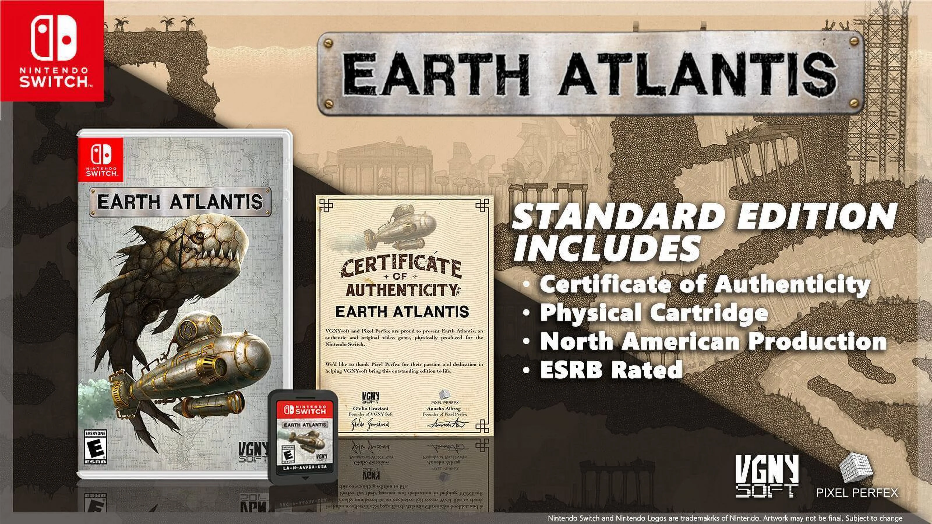Earth Atlantis [Nintendo Switch] NEW
