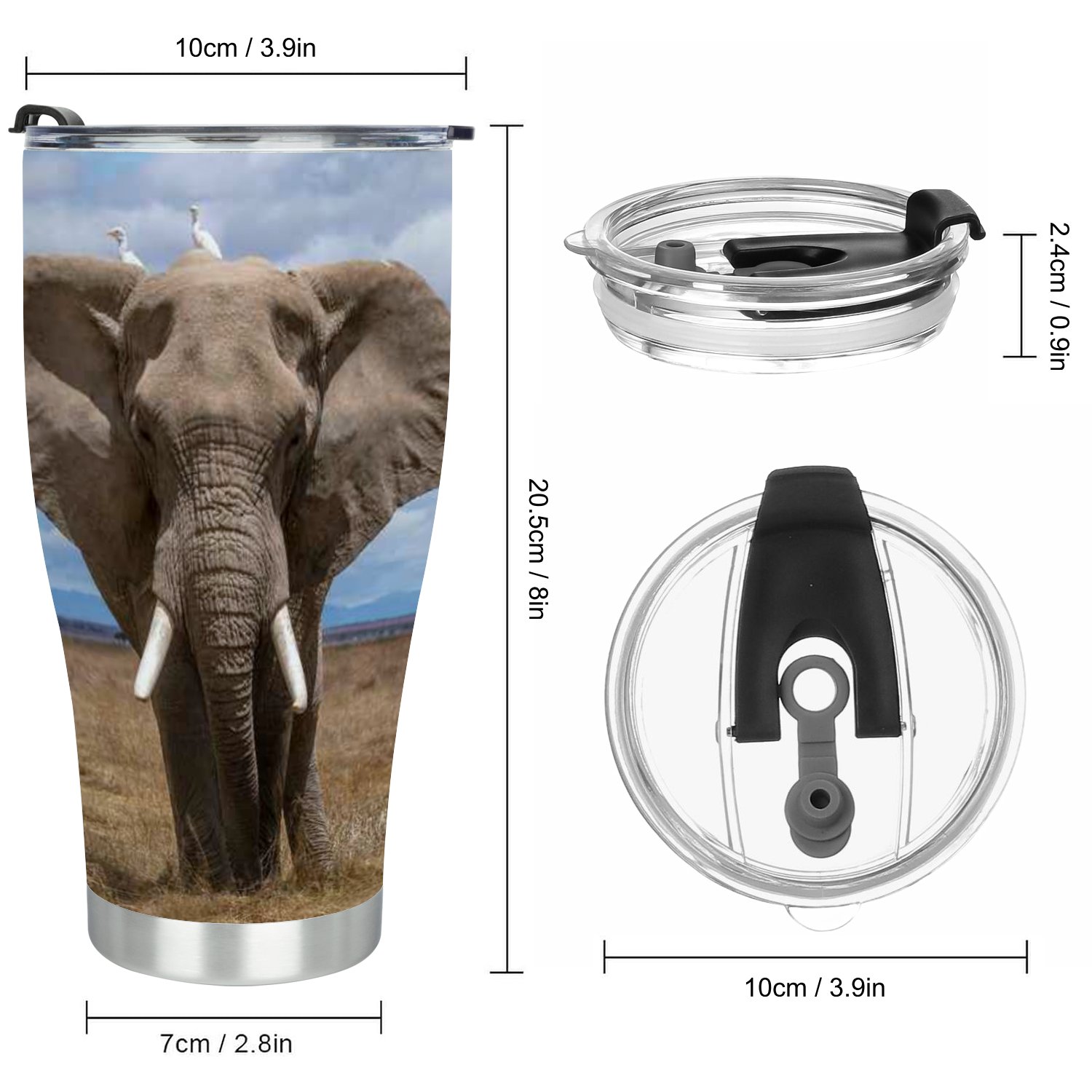 Hidove Stainless Steel Tumbler, Nam 30oz Leak Proof & Stainless Steel Bottle for Hot & Cold Drinks - Coffee Travel Mug, Water Metal Canteen, Thermal Cup