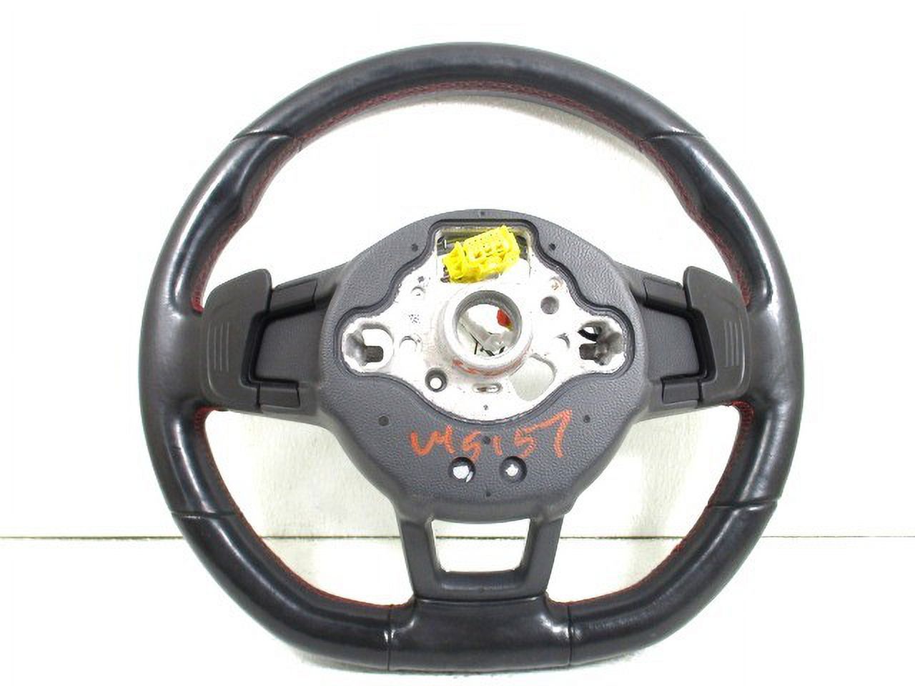 Pre-Owned 2016 Volkswagen Golf GTI Black Leather Flat Bottom Steering Wheel OEM LKQ (Good)