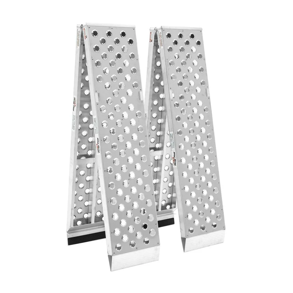 Big Boy EZ Rizer MF2-10214-EZ Aluminum 10' Arched Dual Runner Folding ATV Ramps by Black Widow