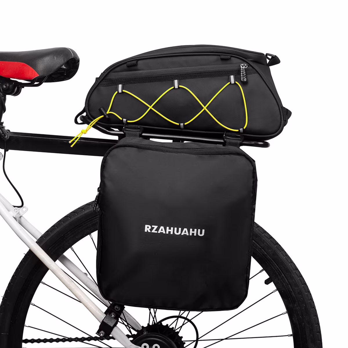 RZAHUAHU Bicycle bag,Cooler Rear Seat Cooler Cooler 2 Side Seat Cooler 2 Bike 3-in-1 Bike Waterproof Waterproof Rear Seat Bike Waterproof Rear