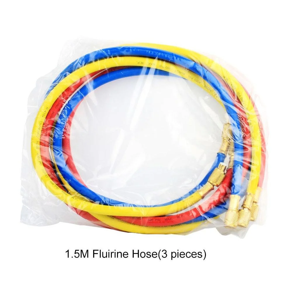 Elitech DMG-1 Digital AC Manifold Gauge Set with R410a Adapter