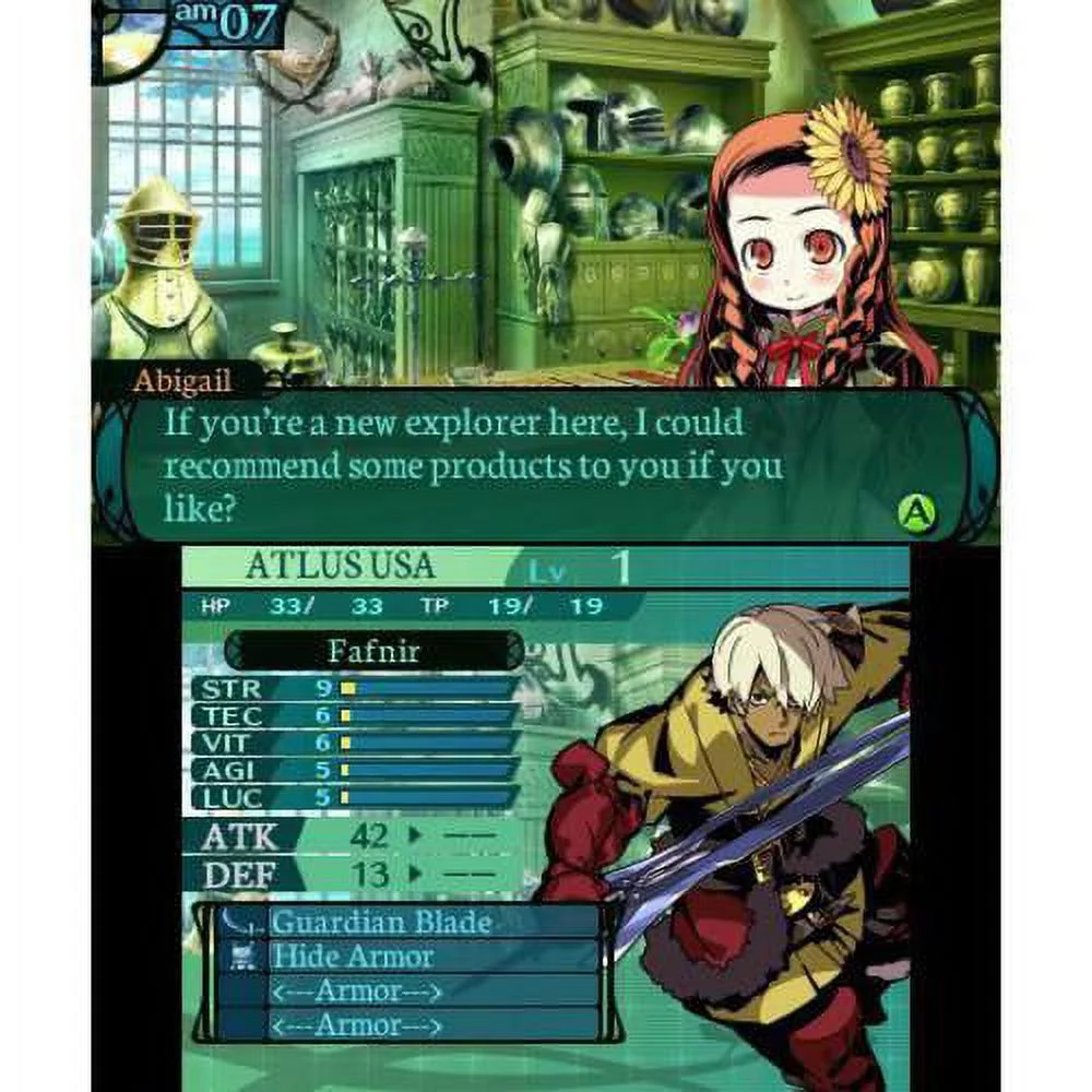 Etrian Odyssey 2 Untold: The Fafnir Knight, Atlus, Nintendo 3DS, 00730865300204
