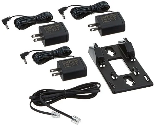 DECT 6.0 Expandable Cordless Phone with Answering System and Caller ID, Silver/Black with 3 Handsets