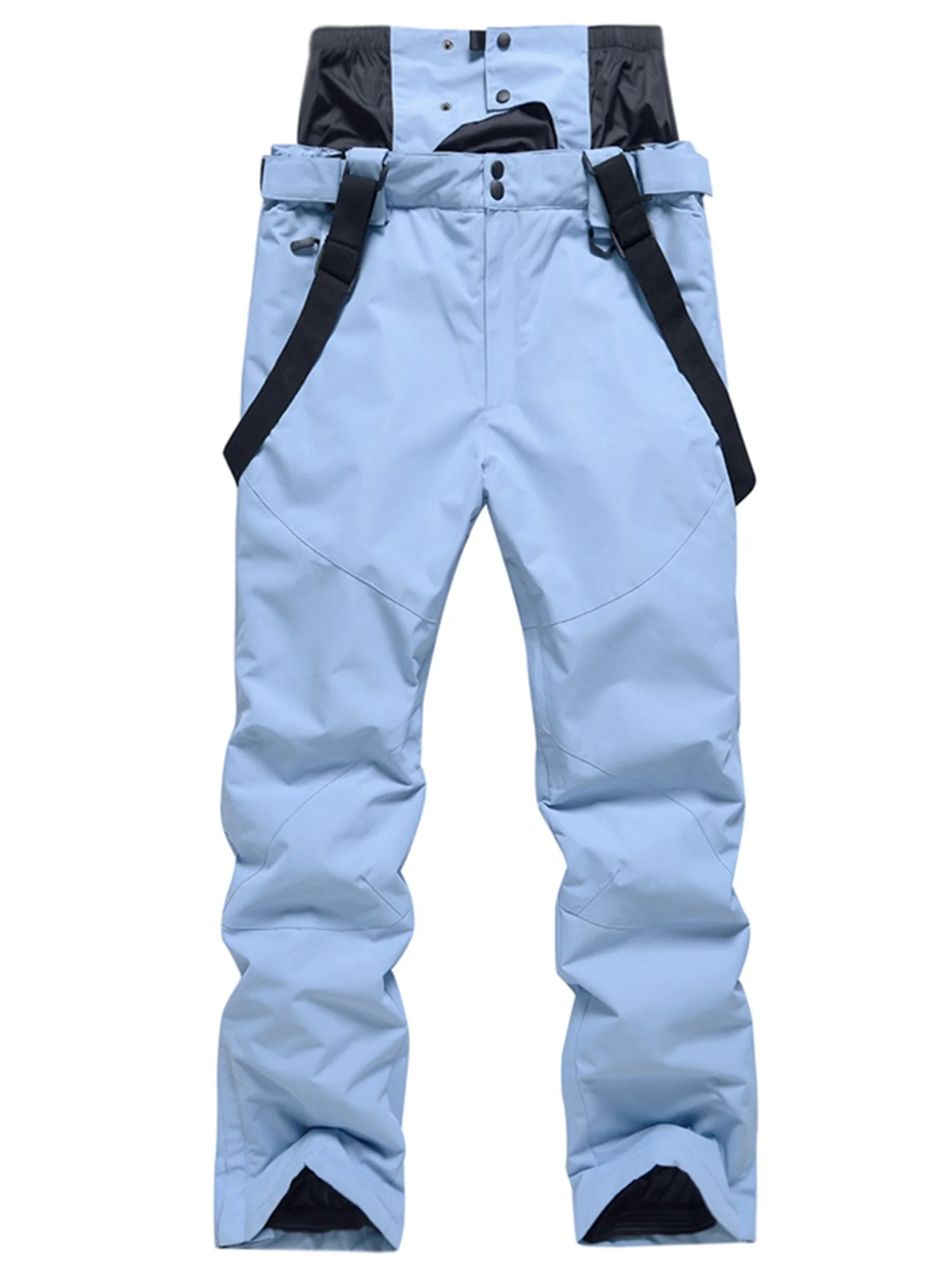 AmShibel Women Men Waterproof Ski Pants Softshell Fleece Lined Outdoor Walking Trousers Warm Thicken Padded Hiking Ski Pants