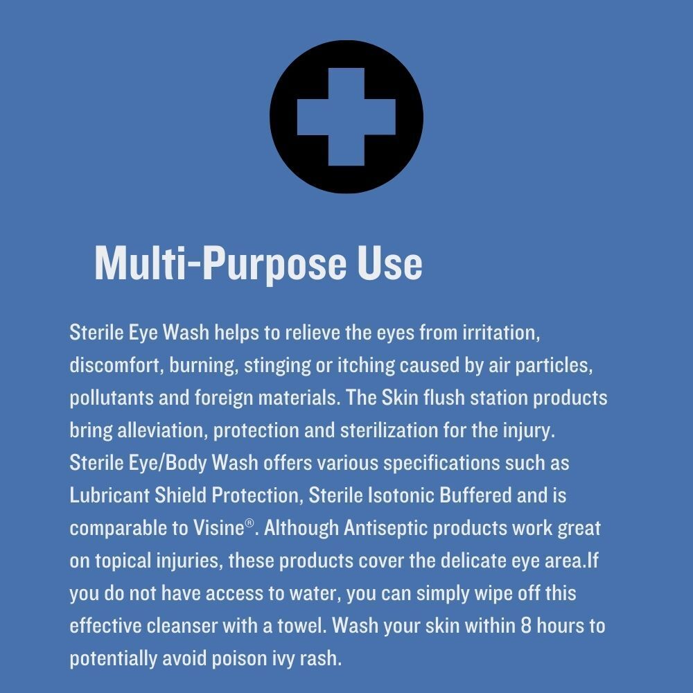 Medi-First First Aid Eye Wash 8 Oz. Bottle MS-55780