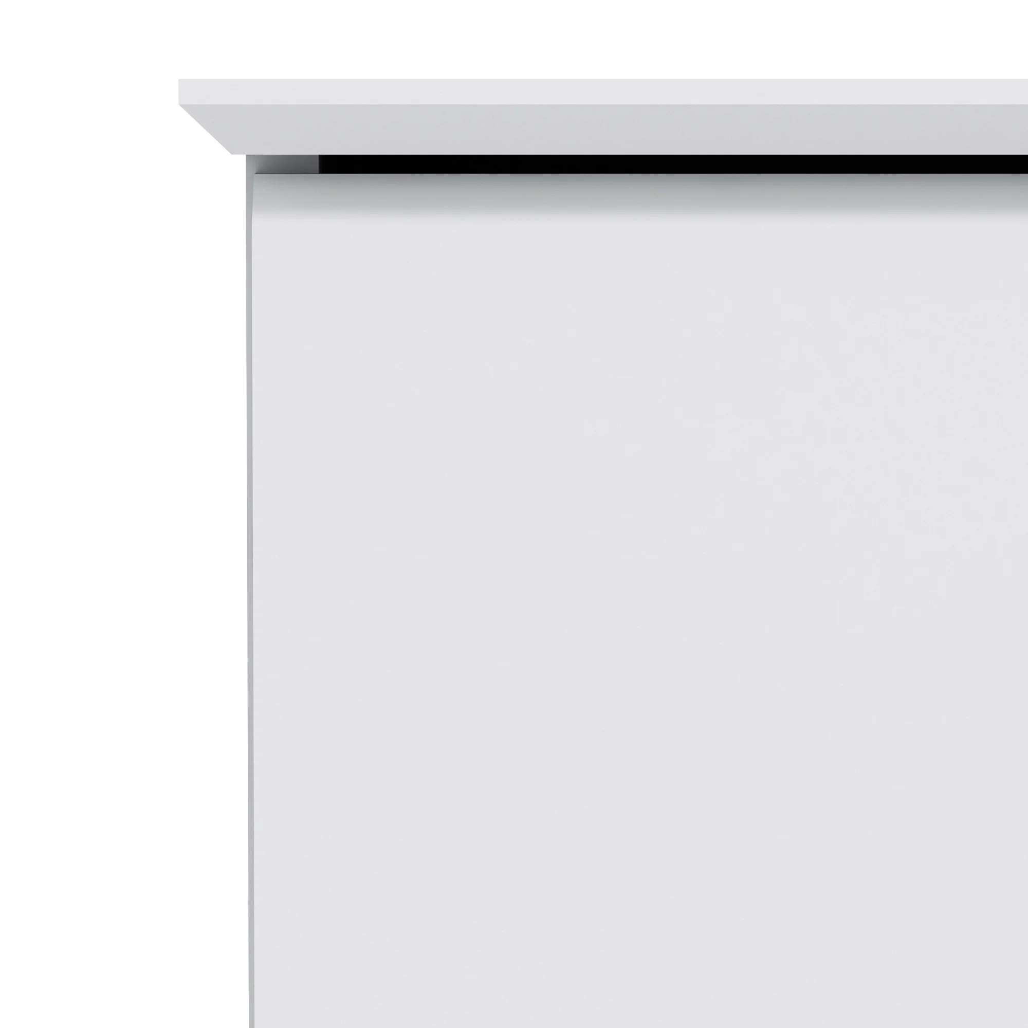 Hillsdale Campbell Wood 2-Drawer Kids Nightstand, White