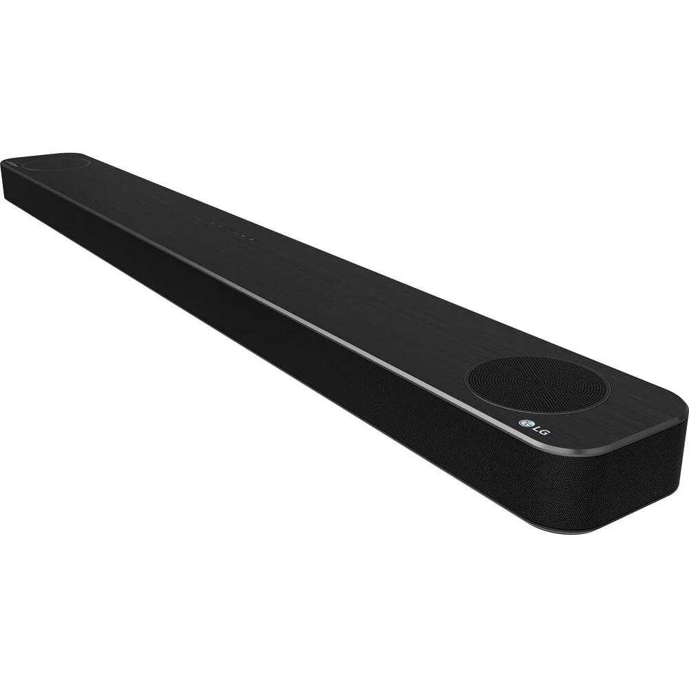 LG SP8YA Sound Bar with Subwoofer, 3.1.2ch, 440W Power, Dolby Atmos, DTS:X, Meridian Audio, High Res Audio (24-bit/96 kHz), Dolby Vision and HDR10, 2021 - (Open Box)