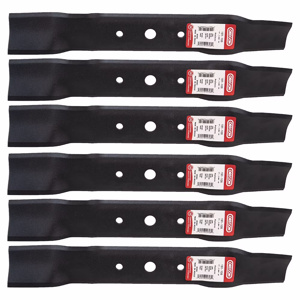 Oregon 191-108 6 Blades John Deere L120 L130 Scotts L2048 L2548 Sabre 1948 HV w 48'' Mower