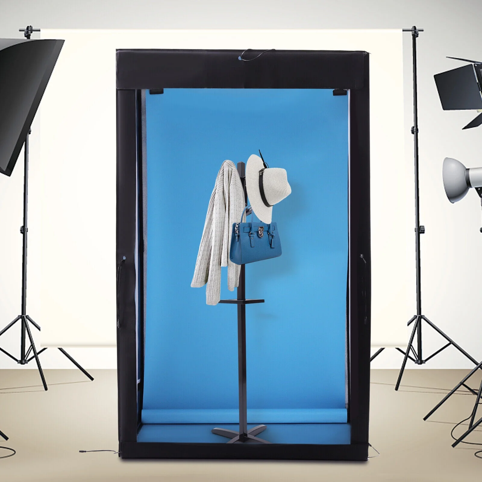 DENEST Photo Studio Shooting Light Tent Fit Model Body Portrait Apparel Photo Shooting