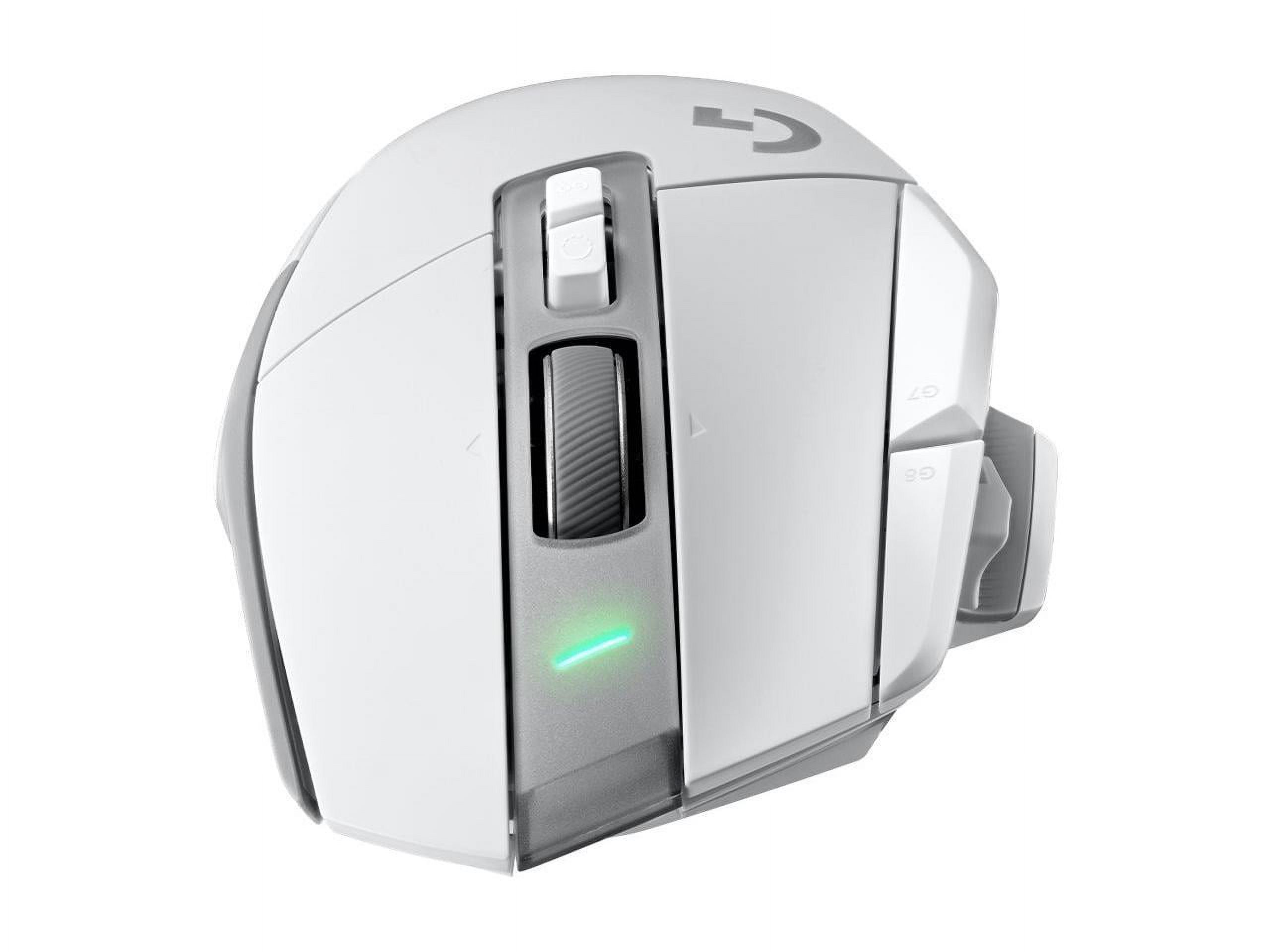 Logitech G502 X LIGHTSPEED Wireless Gaming Mouse - Optical mouse with LIGHTFORCE hybrid optical-mechanical switches, HERO 25K gaming sensor, compatible with PC - macOS/Windows - White