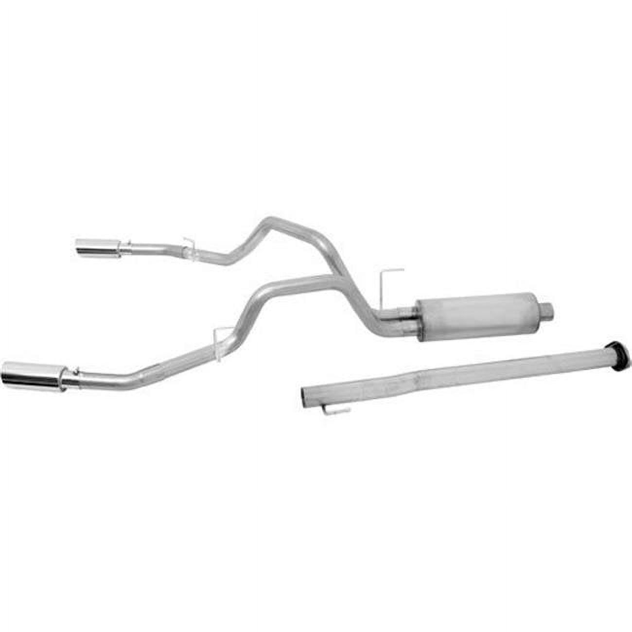 Dual Sport Stainless Exhaust System for 2015-17 Ford F150 5.0L Cat-Back