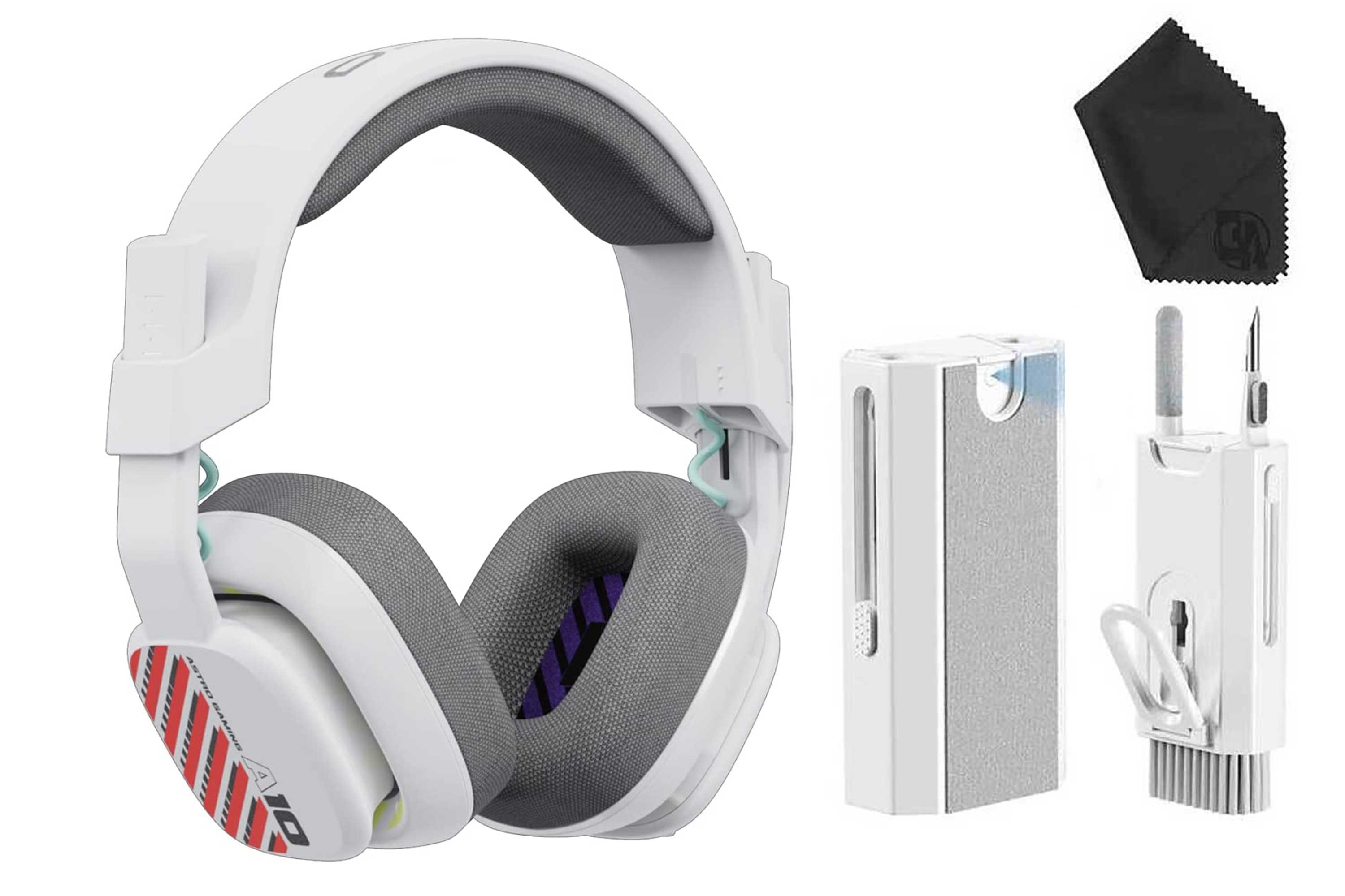 Astro A10 Gaming Headset Gen 2 Wired Headset Over-Ear Gaming Headphones with flip-to-Mute Microphone, 32 mm Drivers,Like New White