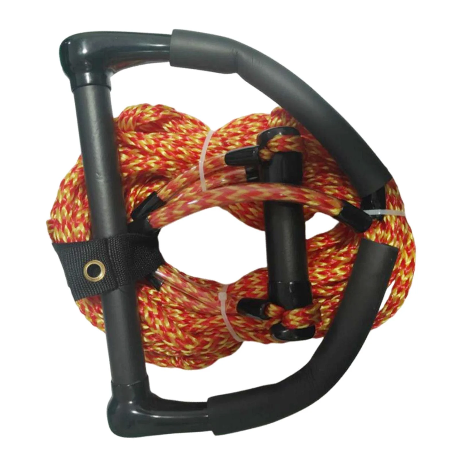 kesoto Water Ski Rope Wake Surfing Rope Multipurpose Durable with Handle Water Ski Tow Rope Wakeboard Rope for Surfing Water Sports Orange