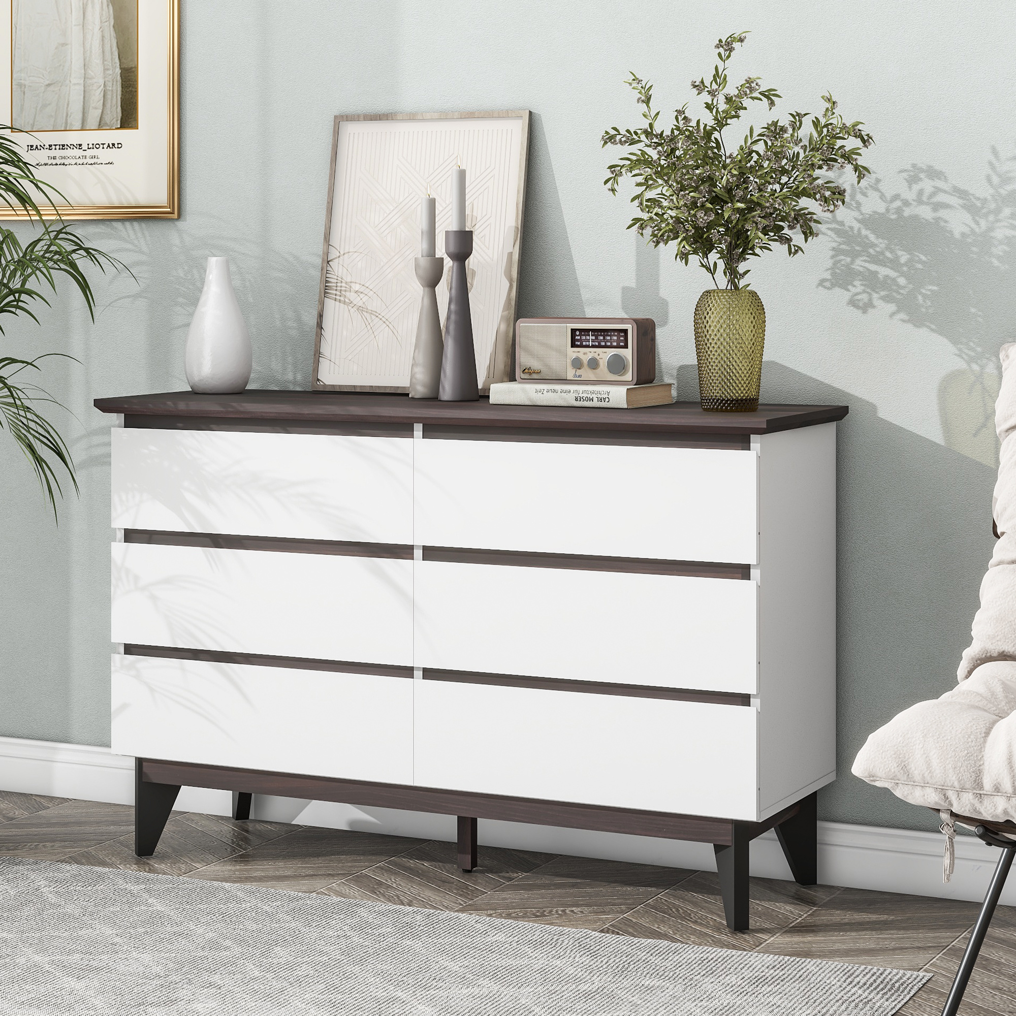 6-Drawer Double Dresser | Stay Organized