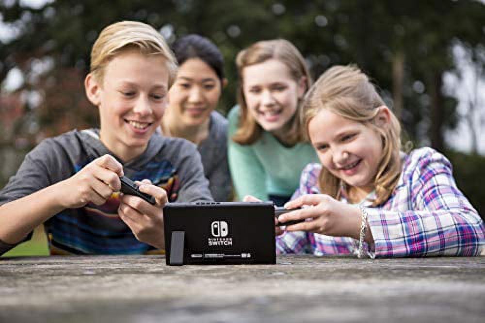 Nintendo Switch with Neon Blue and Neon Red Joy-Con - Game console - Full HD - black, neon red, neon blue - Super Mario Bros. U Deluxe