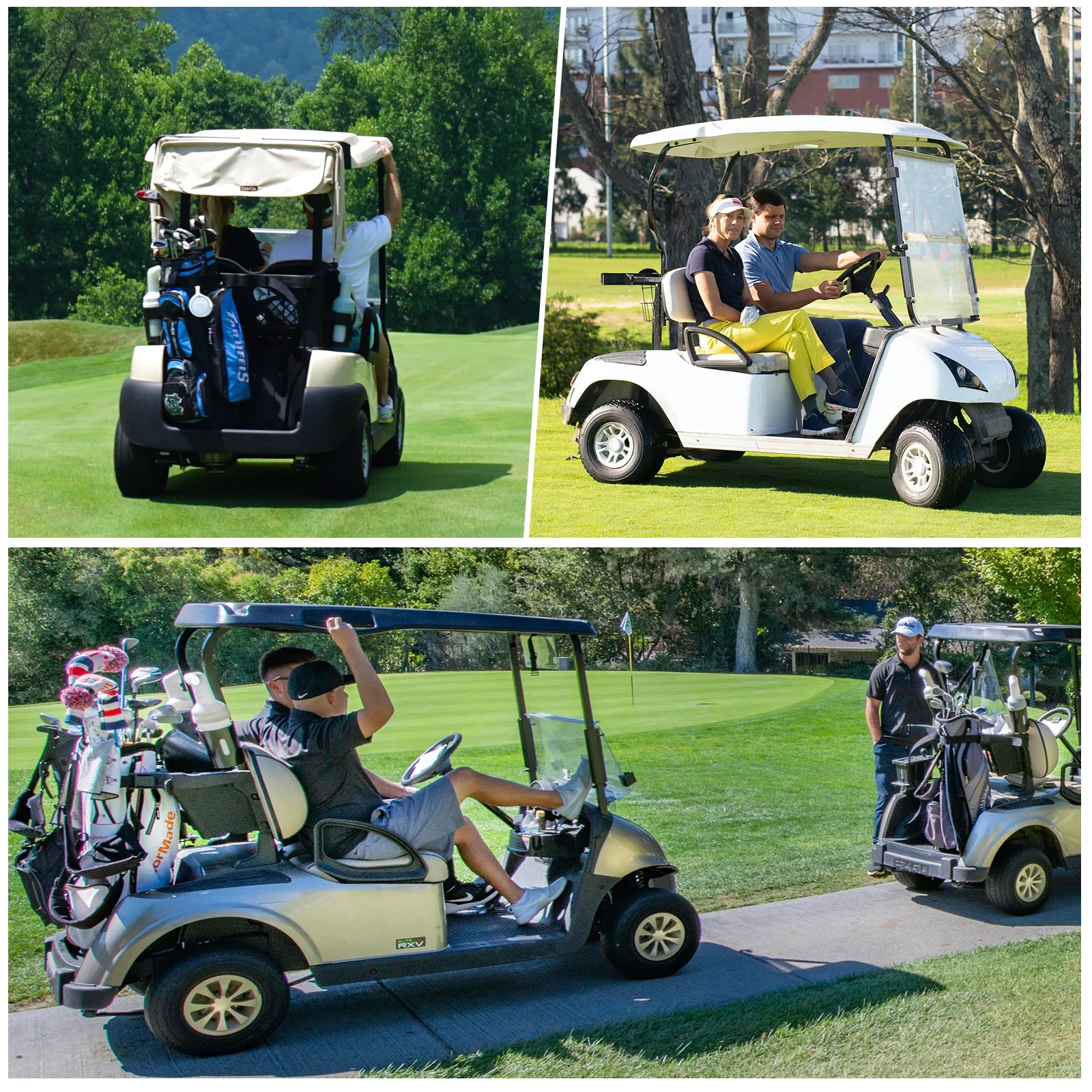 Weize Golf Cart Battery, 6V 210ah BCI Group GC2 Deep Cycle AGM Scrubber Battery