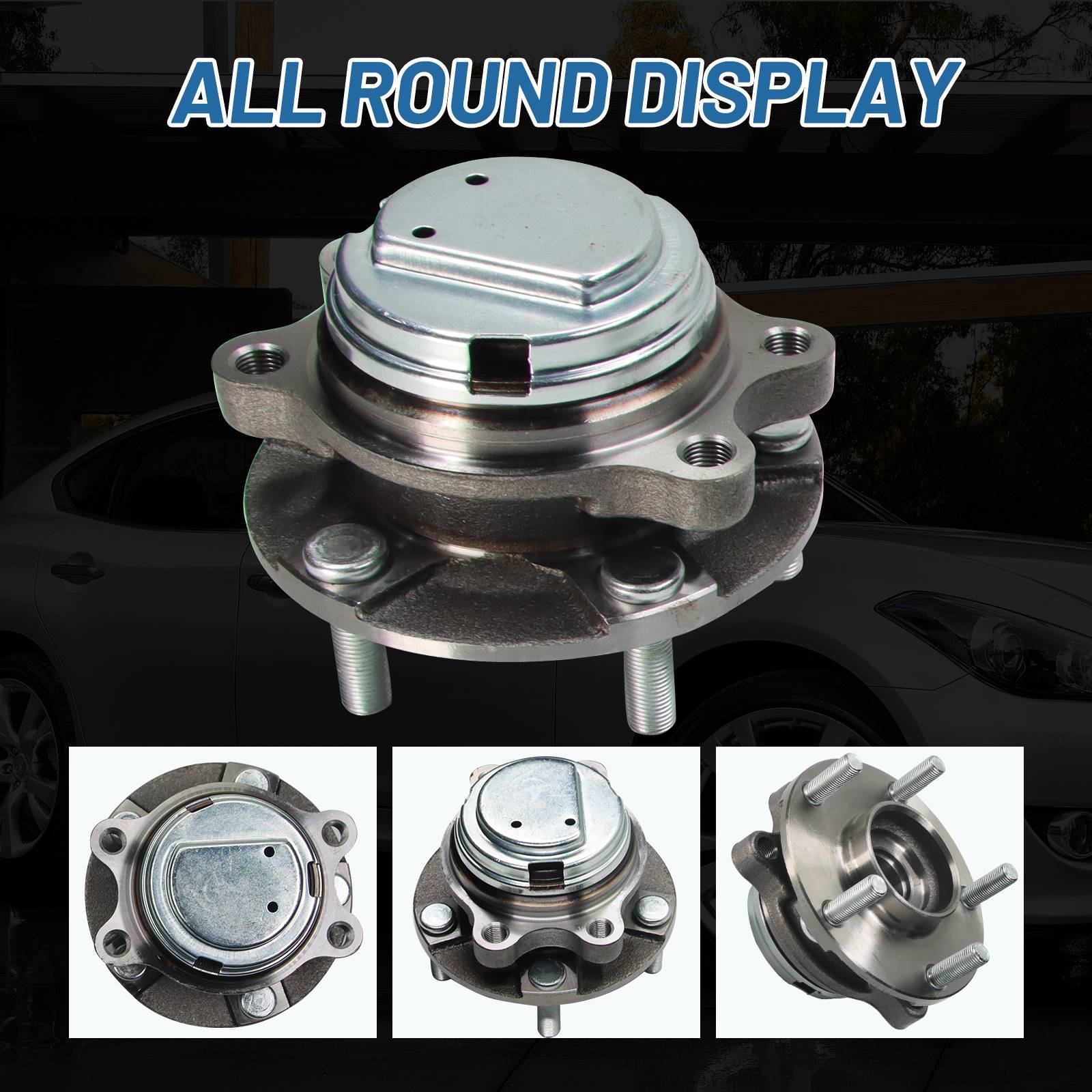 Teledu 1 Front Wheel Hub Bearing Assembly for 2006-15 Infiniti G35 M37 M56 Q50
