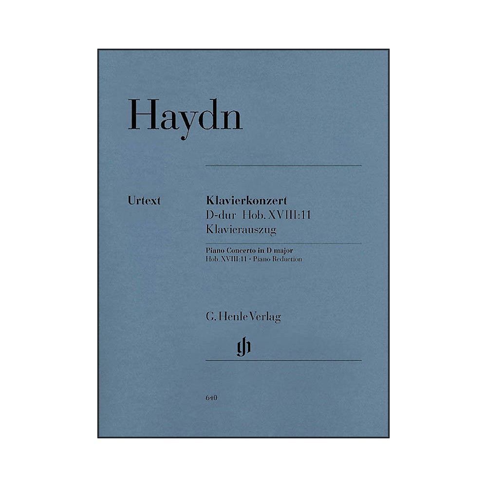 G. Henle Verlag Concerto for Piano (Harpsichord) and Orchestra D Major Hob.XVIII:11 By Haydn