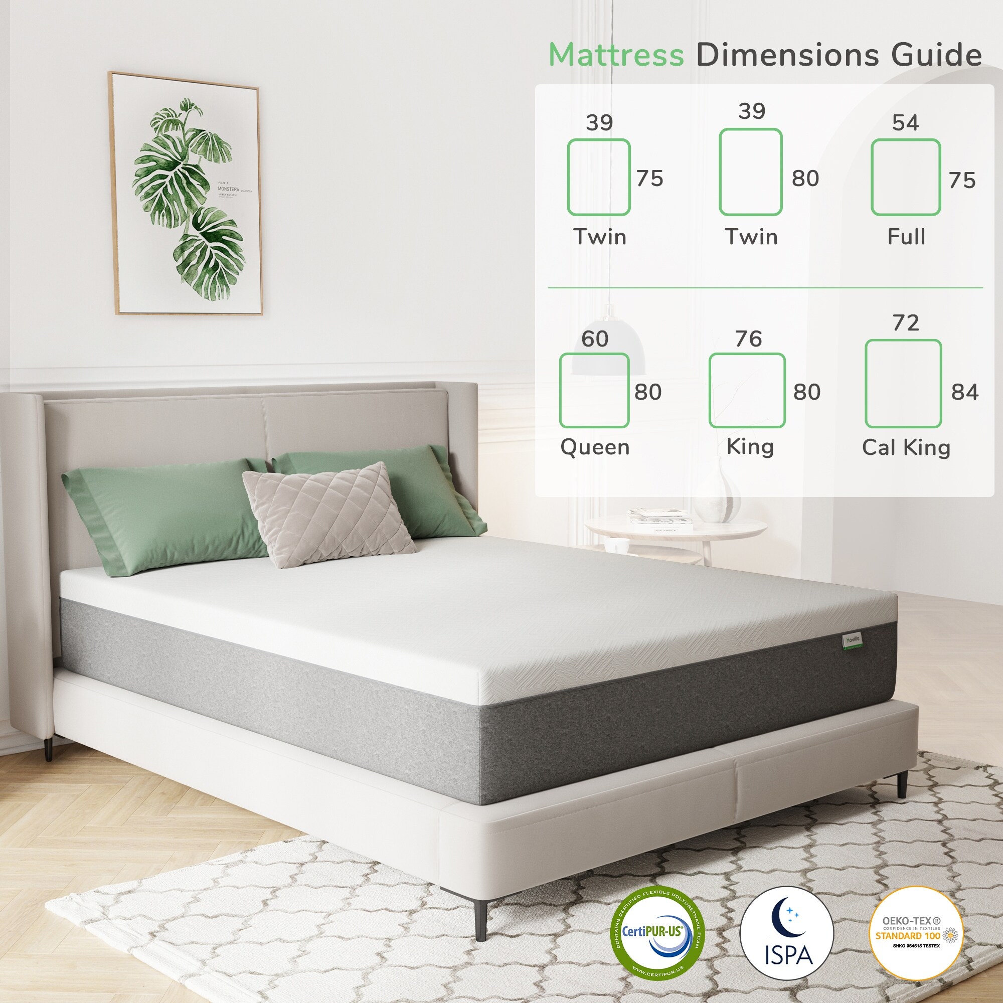 Novilla  12-inch Medium Gel Memory Foam Mattress In a Box Queen