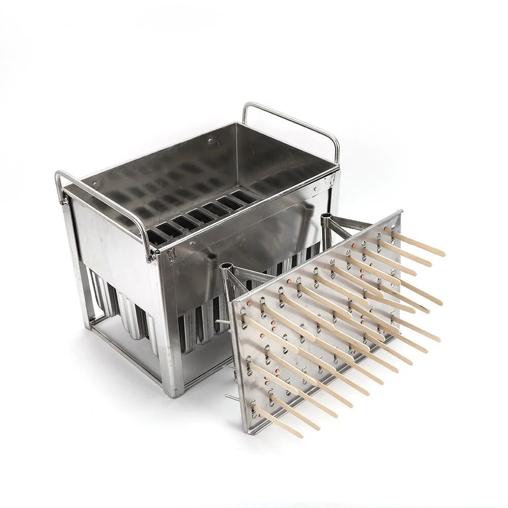 10/20/30Pcs Stainless Steel Ice Cream Sticks Mold Ice Popsicle Mold Pop Holder