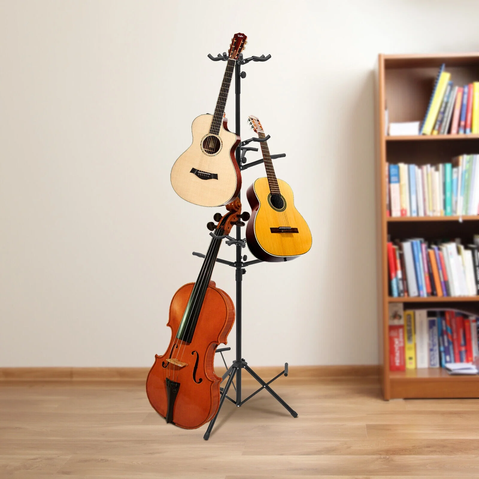 Guitar Holder 9 Guitar Rack Stand Multi-Instrument Guitar Ukulele Bass Holder