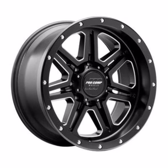 20 x 10 in. 6x5.5 Bolt Pattern 4.75 in. Backspace 62 Series Apex Satin Black Milled Wheel
