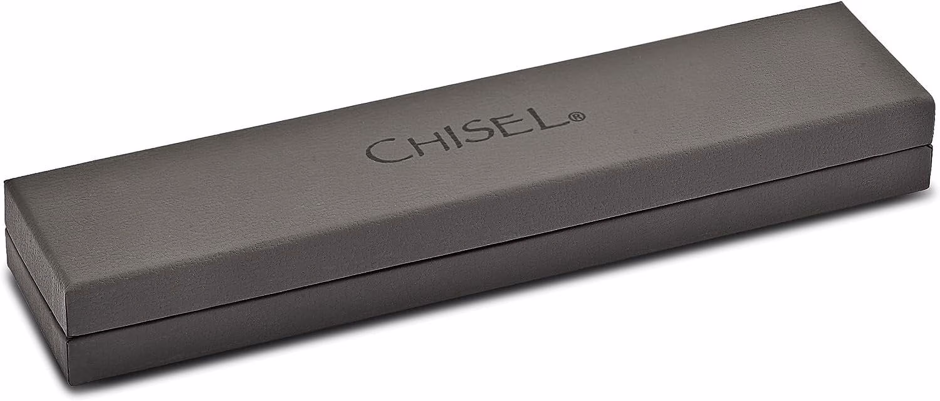 Chisel Stainless Steel Polished Black IP-plated with Black Carbon Fiber Inlay Link Bracelet - 8.5