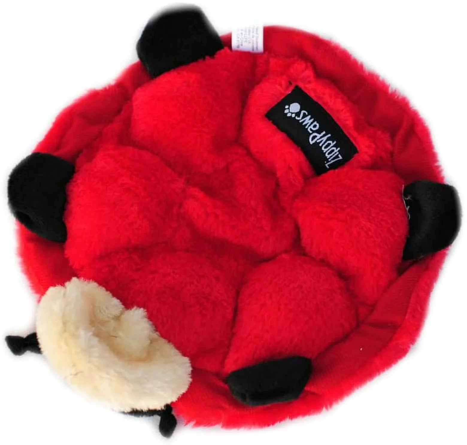 Zippy Paws 2739-LG Squeakie Crawler Plush Dog Toy for Ladybird Beetle