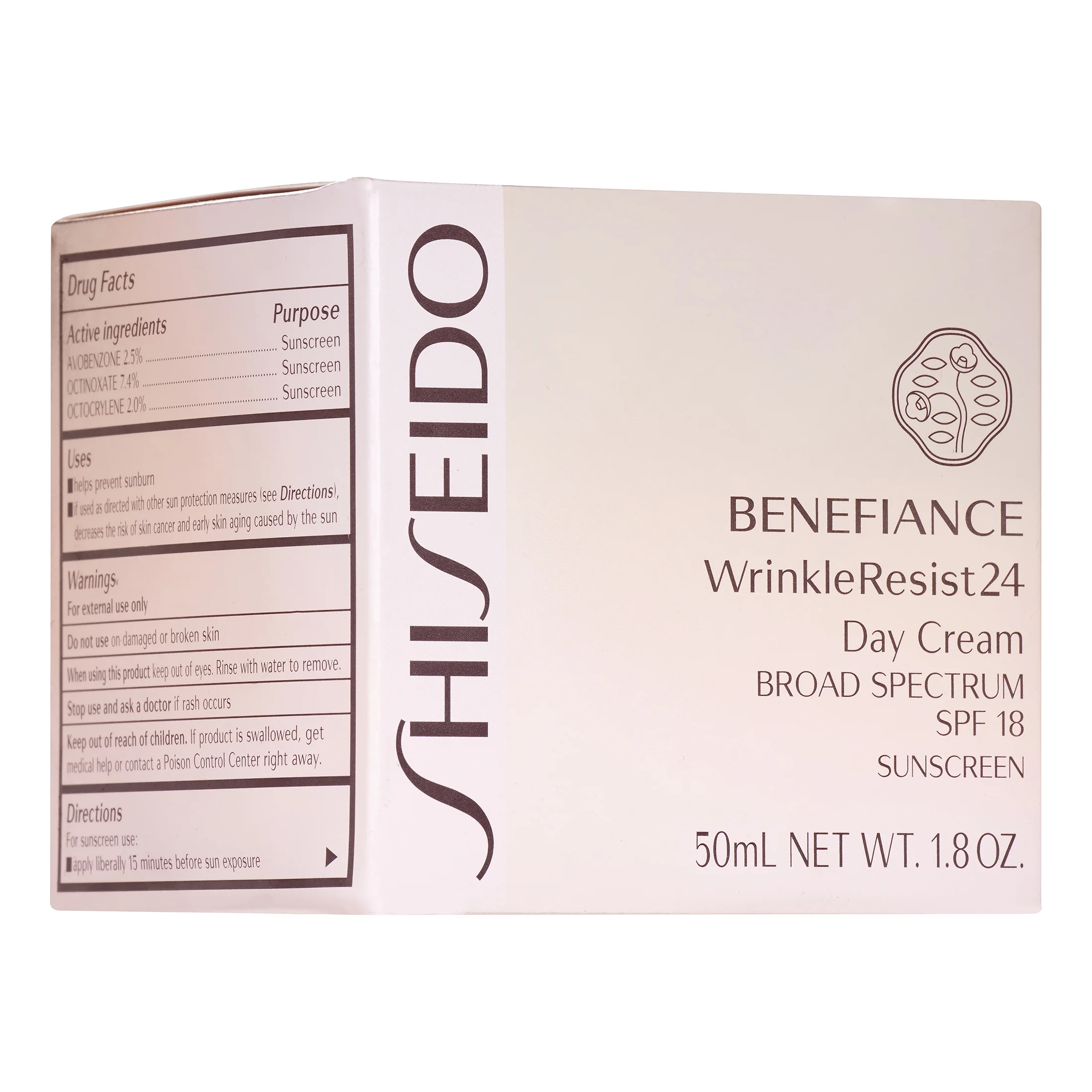 ($60 Value) Shiseido Benefiance Wrinkleresist 24 Day Cream Broad Spectrum Spf 18, 1.8 Oz