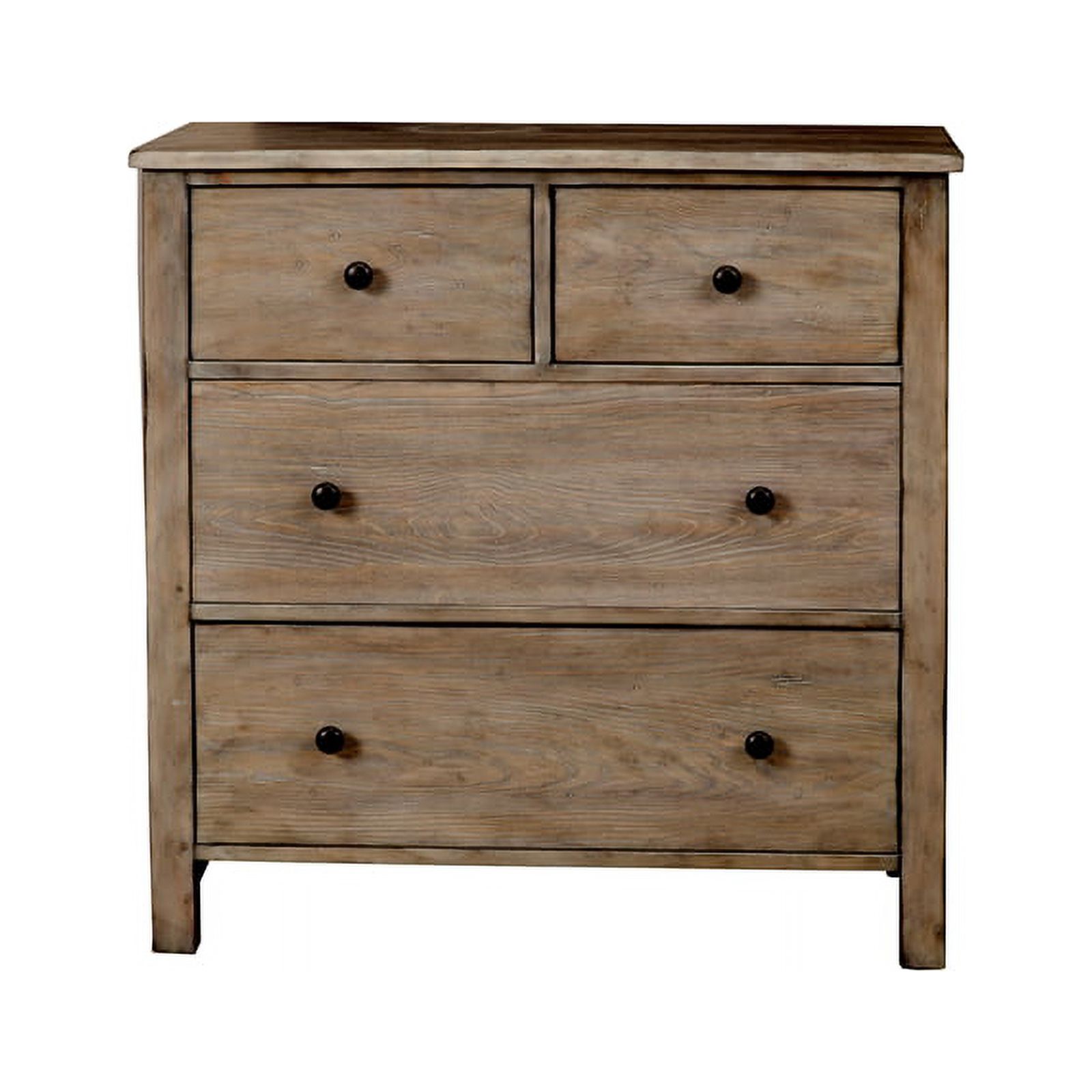 Home Square 4-Piece Set with Standard King Headboard & Chest & 2 Nightstands