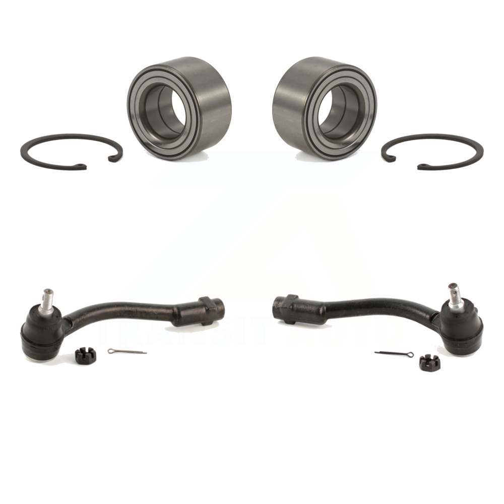 Transit Auto - Front Wheel Bearing And Tie Rod End Kit For 2006-2011 Kia Rio Rio5 K7T-100092