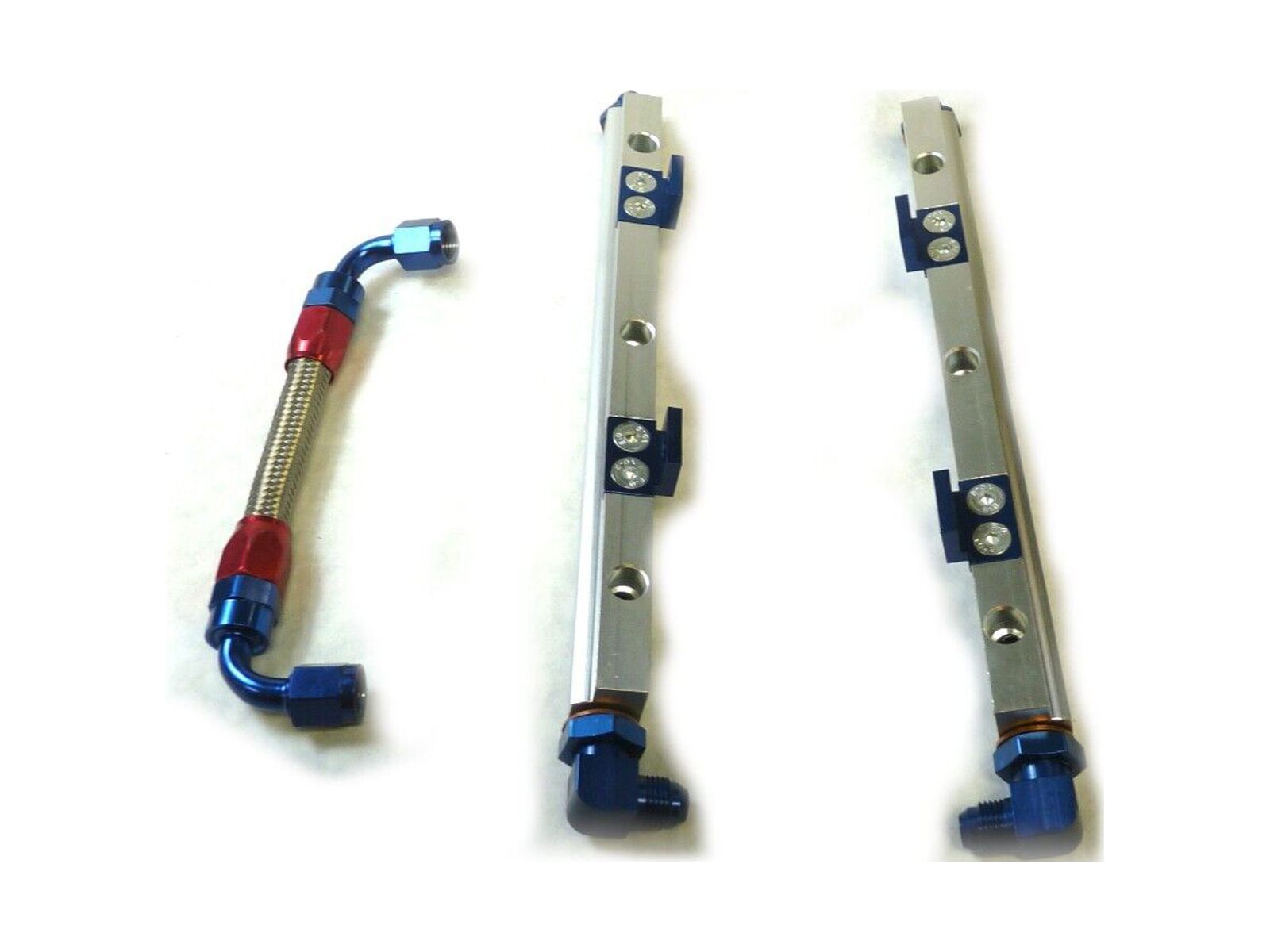 Stainless Silver Fuel Rail For 97-99 Acura Cl, 99-03 TL, 98-02 Honda Accord By OBX