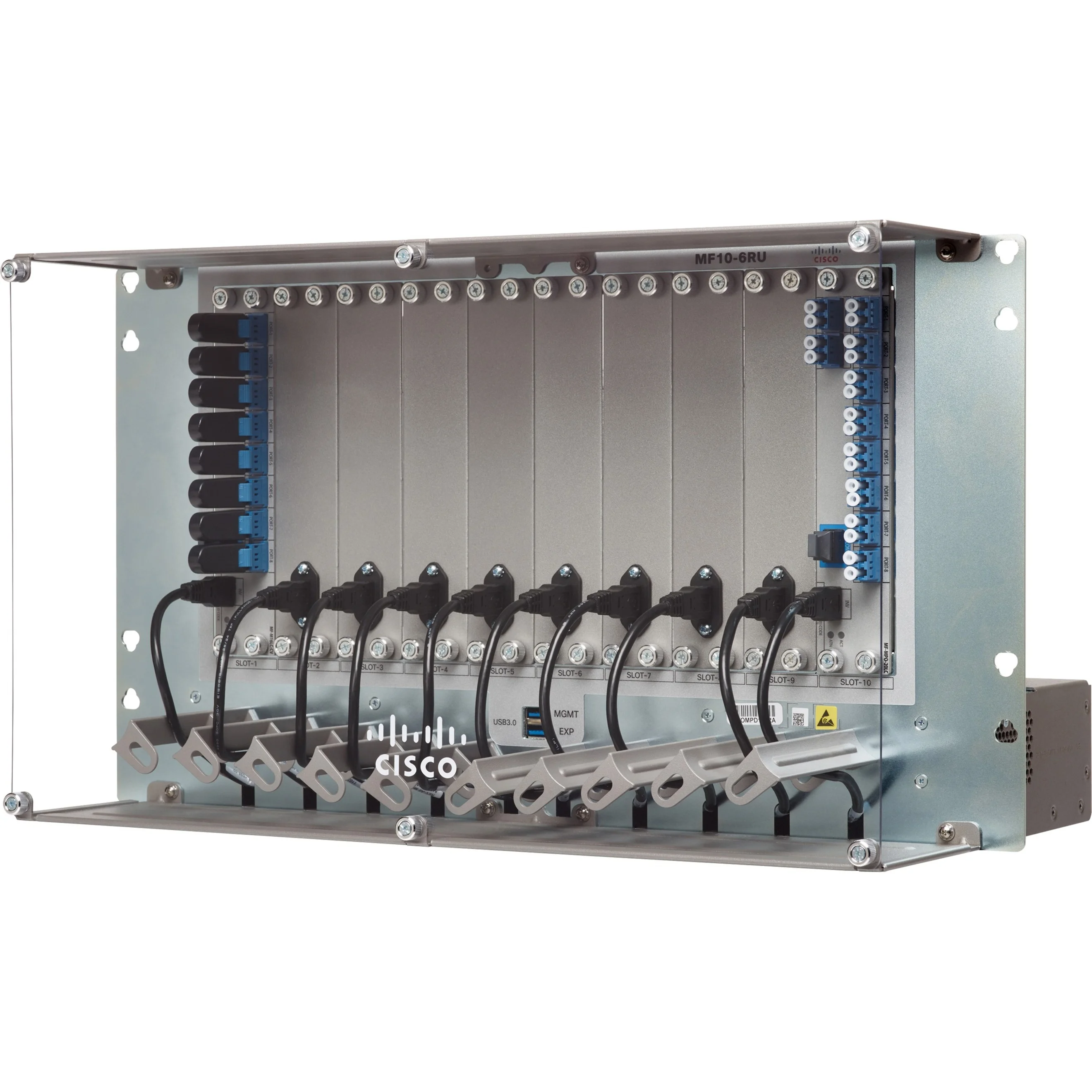 Cisco Mechanical Frame for Passive Units, 10 Slots with USB Hub, 6 RU