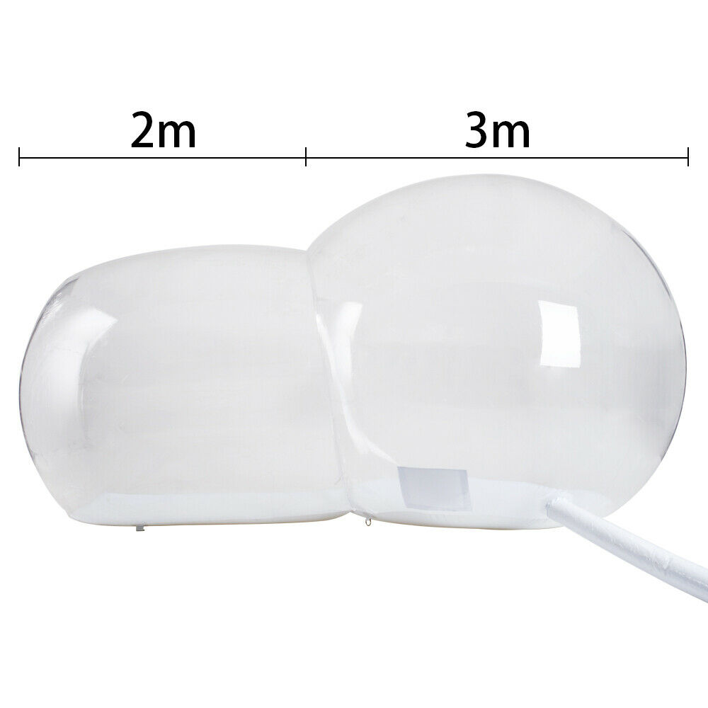 3m Inflatable PVC Clear Eco Dome Camping Bubble Tent Outdoor W/Blower 3M Inflatable Commercial Grade PVC Clear Eco Dome Camping Bubble Tent+Air Blower Clear Eco Dome Camping Tent Bubble Tent W/Blower