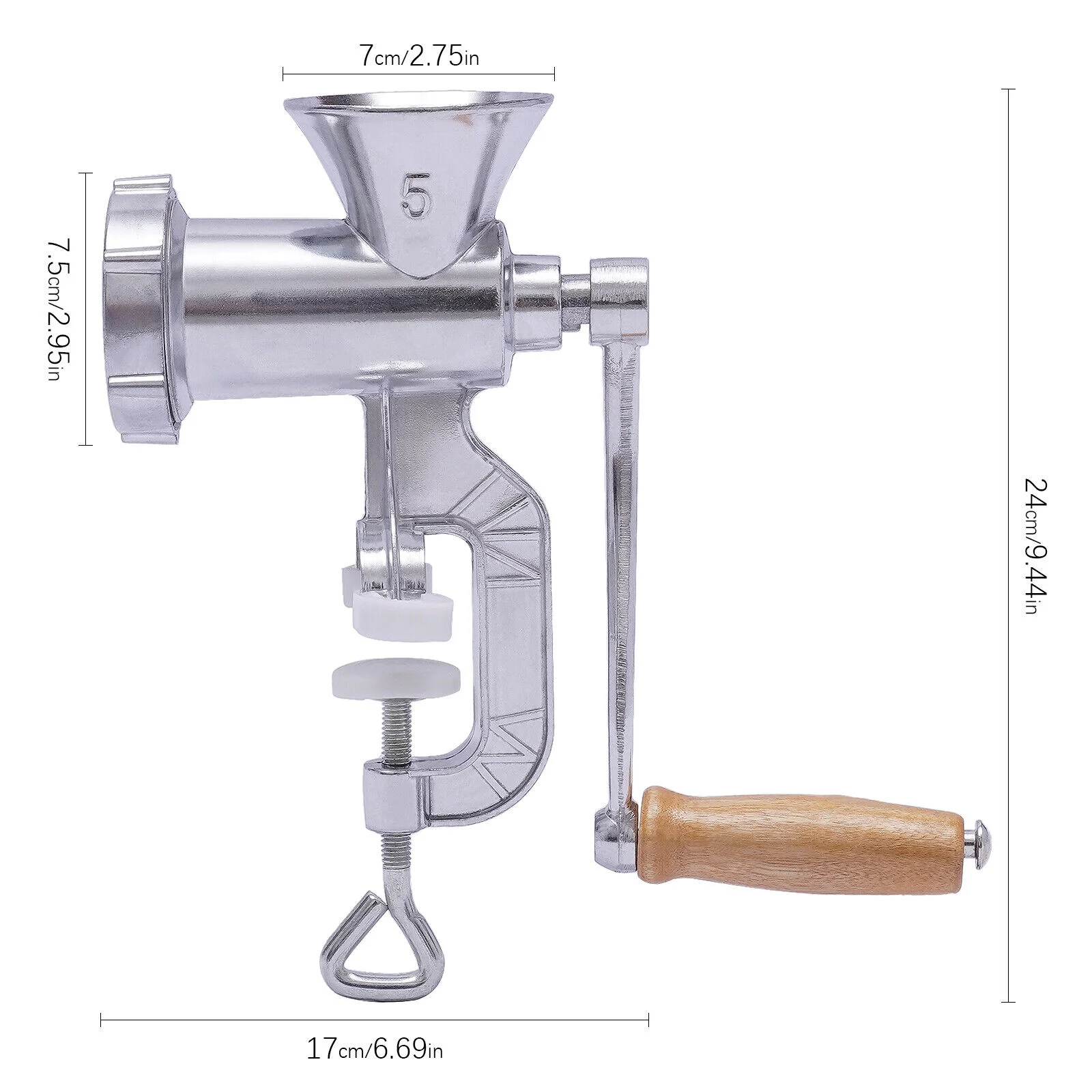 Manual Meat Grinder, Manual Multi-Function Chopper Sausage Pasta Filling Machine