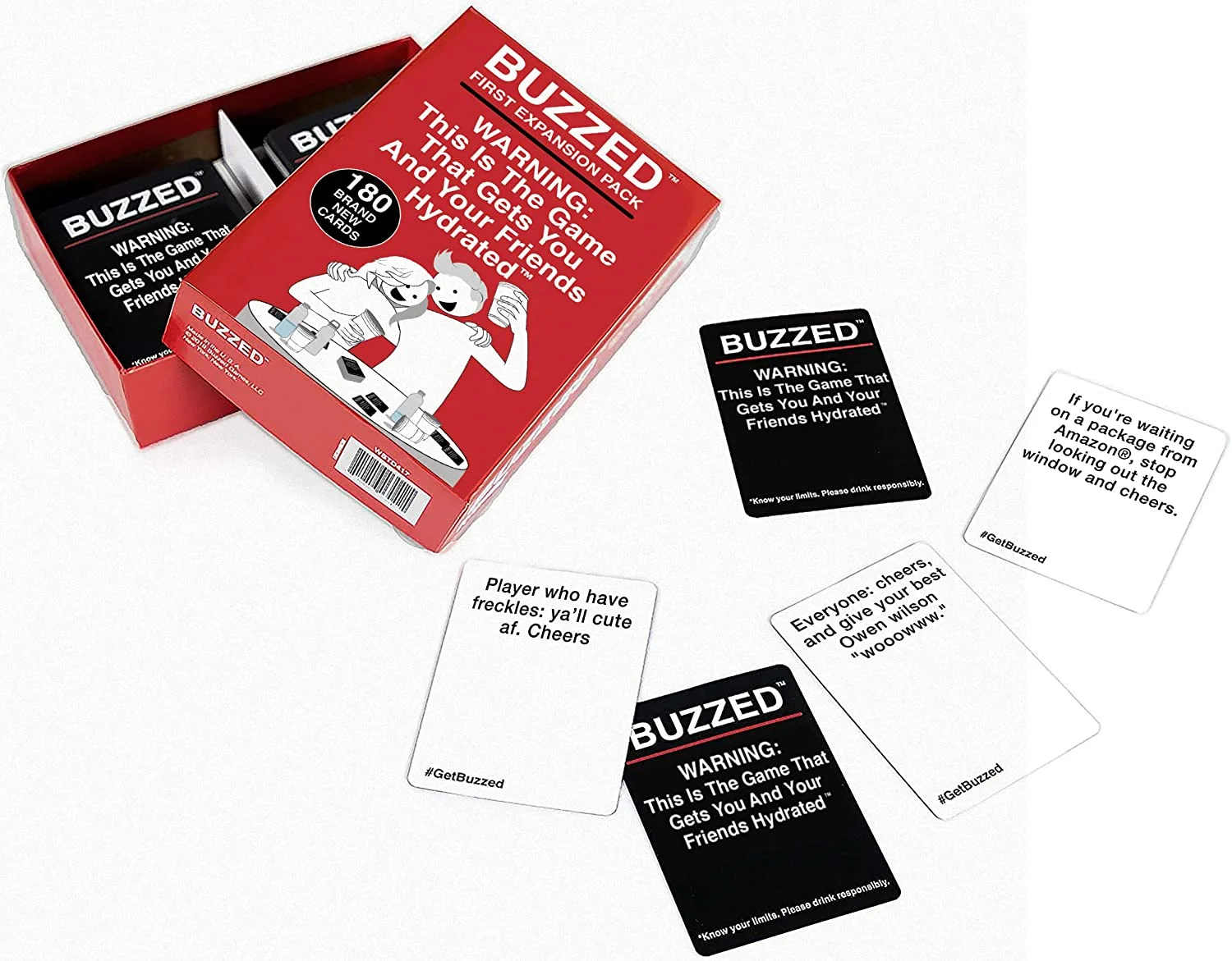 Buzzed Expansion - the Hilarious Drinking Game that Will Get You & Your Friends Hydrated by What Do You Meme?