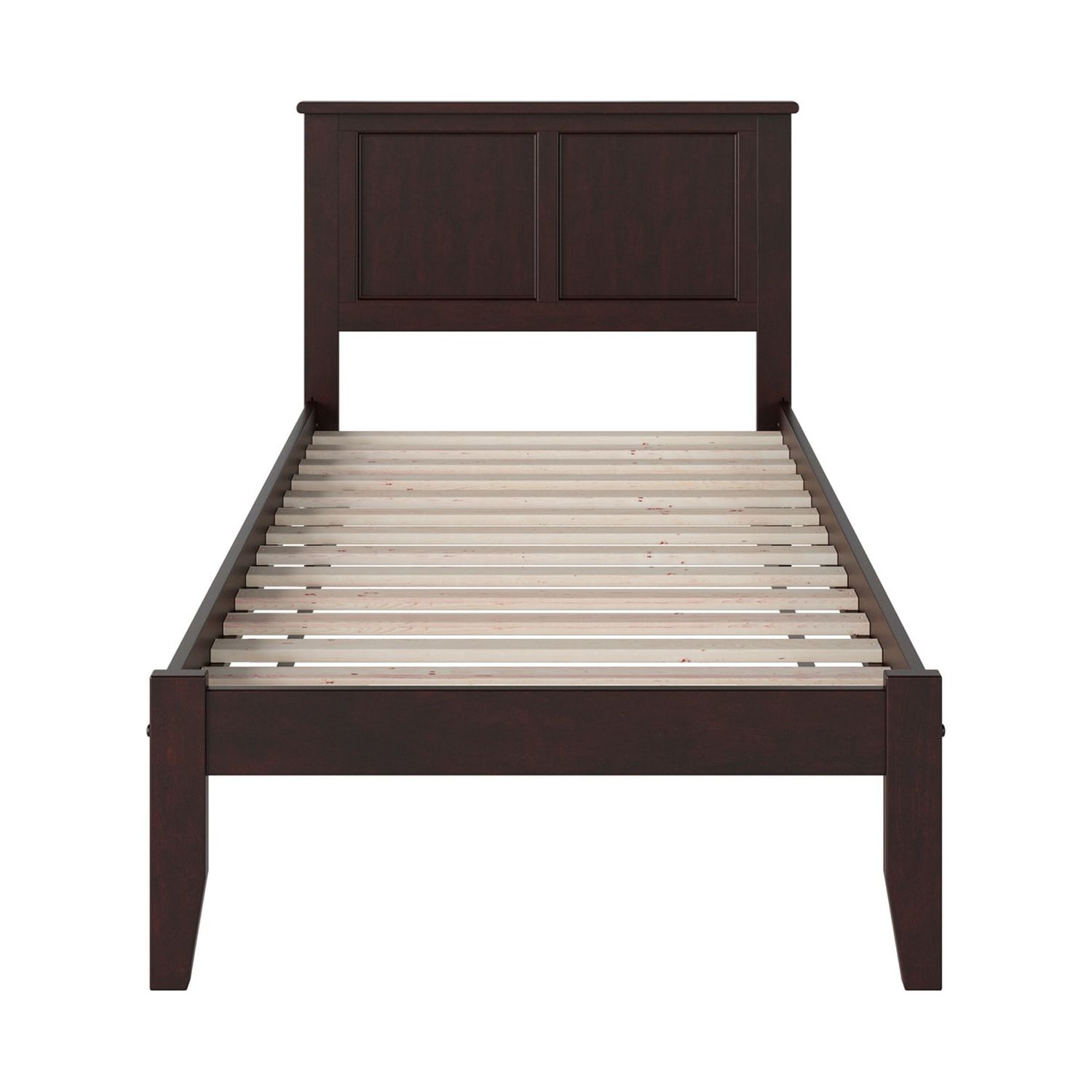 AFI Madison Espresso Twin XL Open-foot Platform Bed