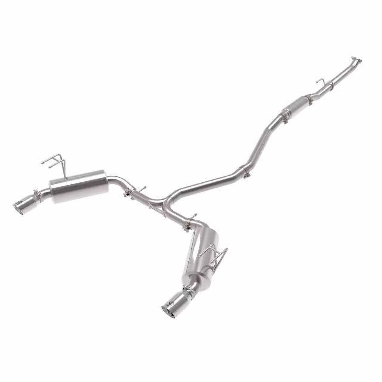 aFe POWER Takeda 2022 Honda Civic Stainless Steel Cat-Back Exhaust System w/ Polished Tip - 49-36628-P