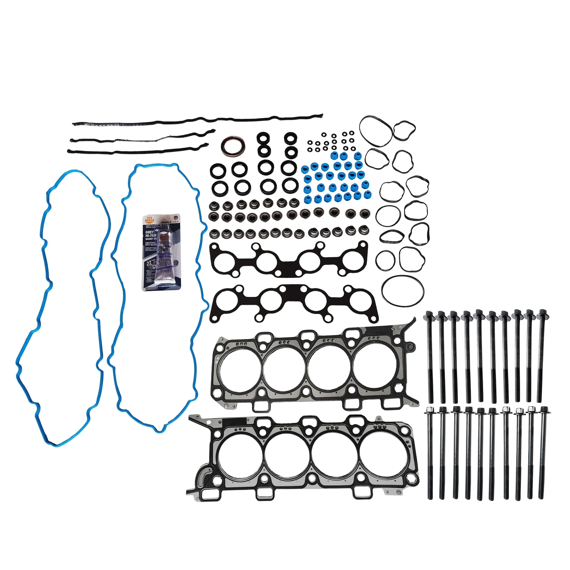 MLS Head Gasket Set 12mm Head Bolts For 2011-14 Ford F-150 Mustang 5.0L VIN 