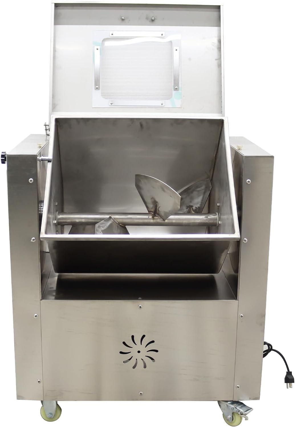 Electric Meat Vegetable Stuffing Mixer Stainless Steel Commercial Electric Food Mixer 60L