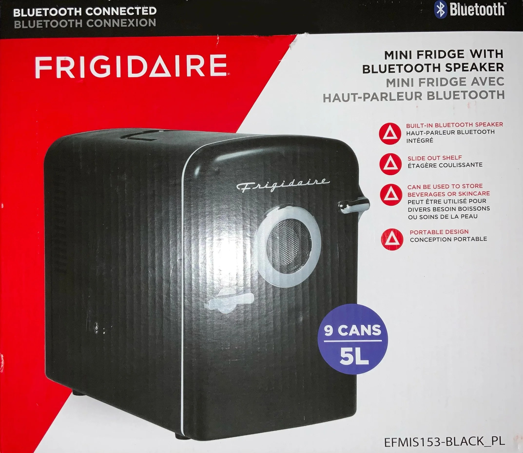 Frigidaire Mini Fridge With Bluetooth Speaker