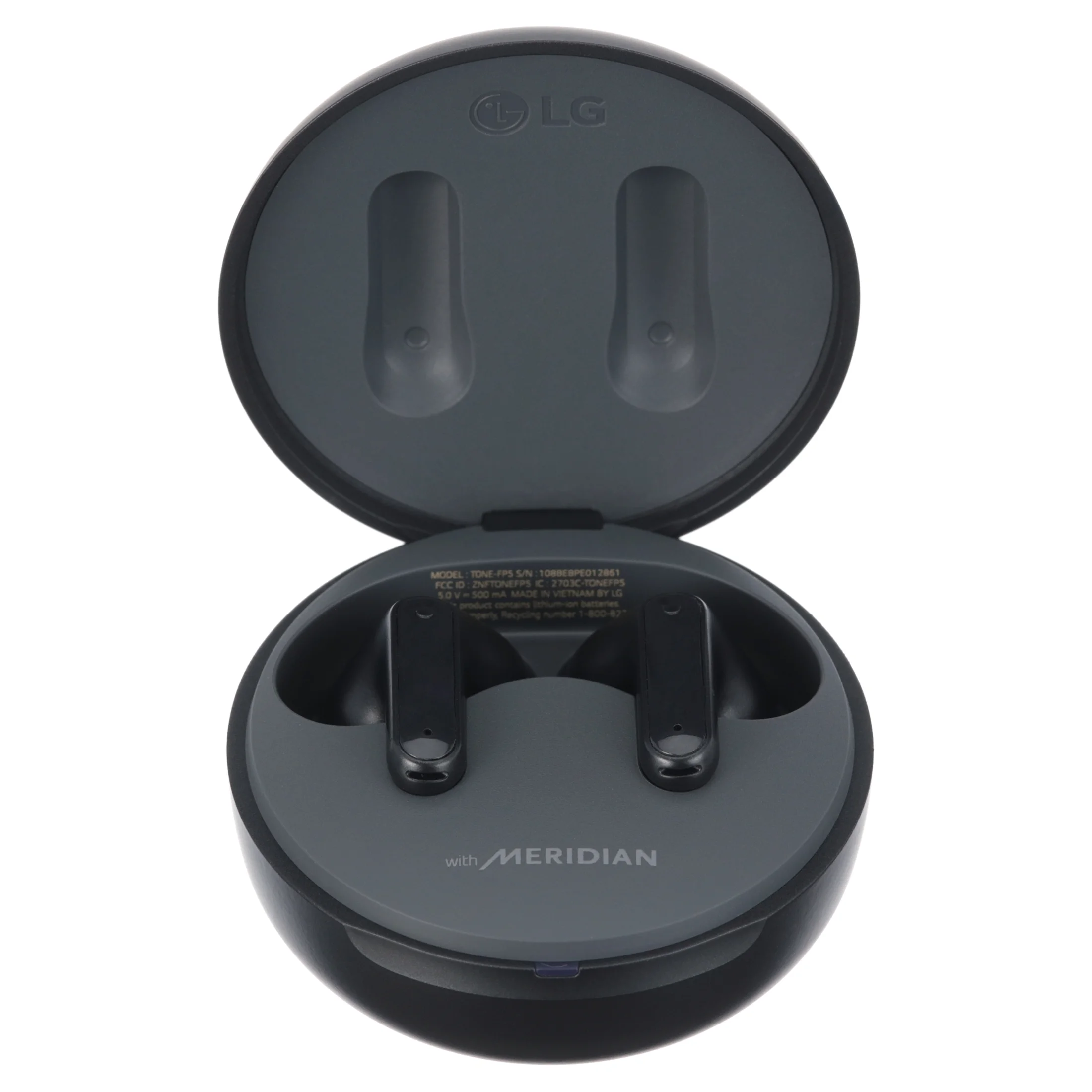 LG TONE Free FP5 Wireless Earbuds w/ Meridian Audio - Black