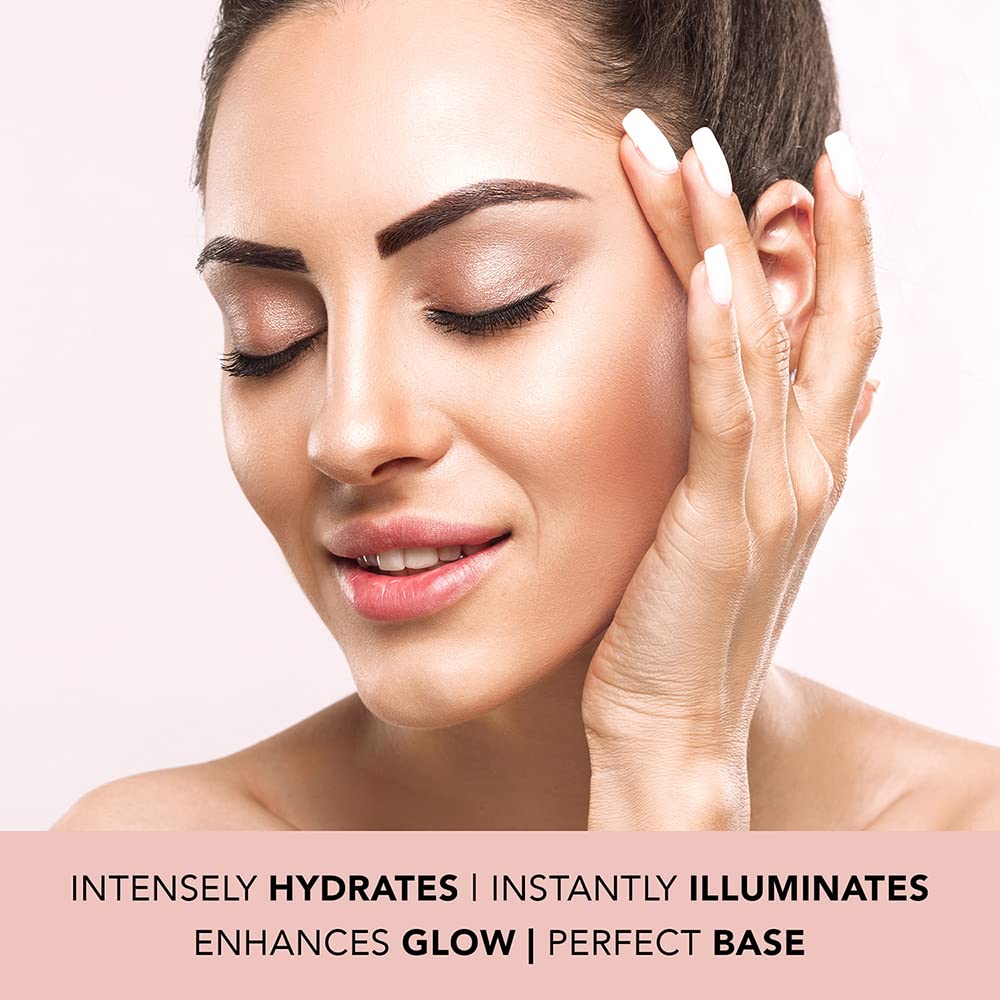 FACES CANADA Strobe Cream - Rose Gold, 30g | With Shea Butter & Hyaluronic Acid | Instant Illumination | Intense Hydration | Flawless Radiant Dewy Skin | Glowing Makeup Base