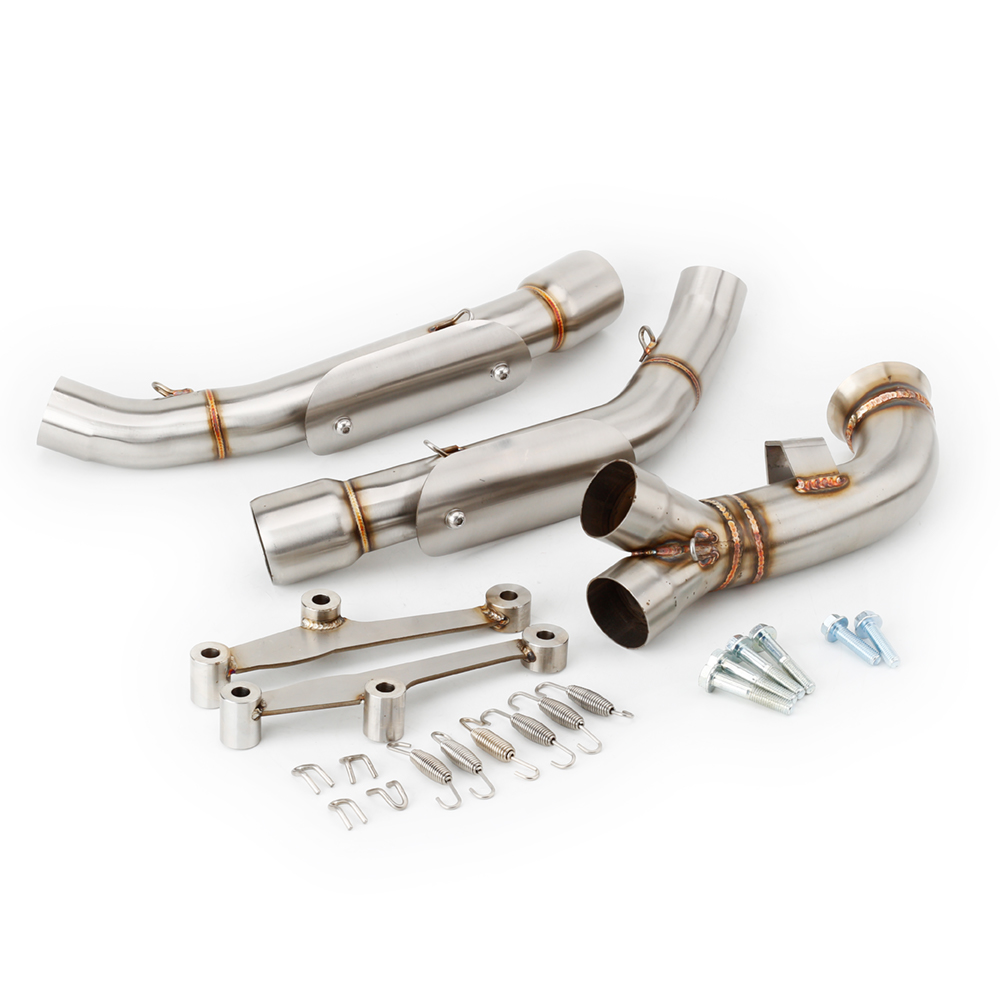 For KTM Duke 790 2018-2020 Slip-on Motorcycle Exhaust Mid Link Pipe Muffler 1-2 System 51mm