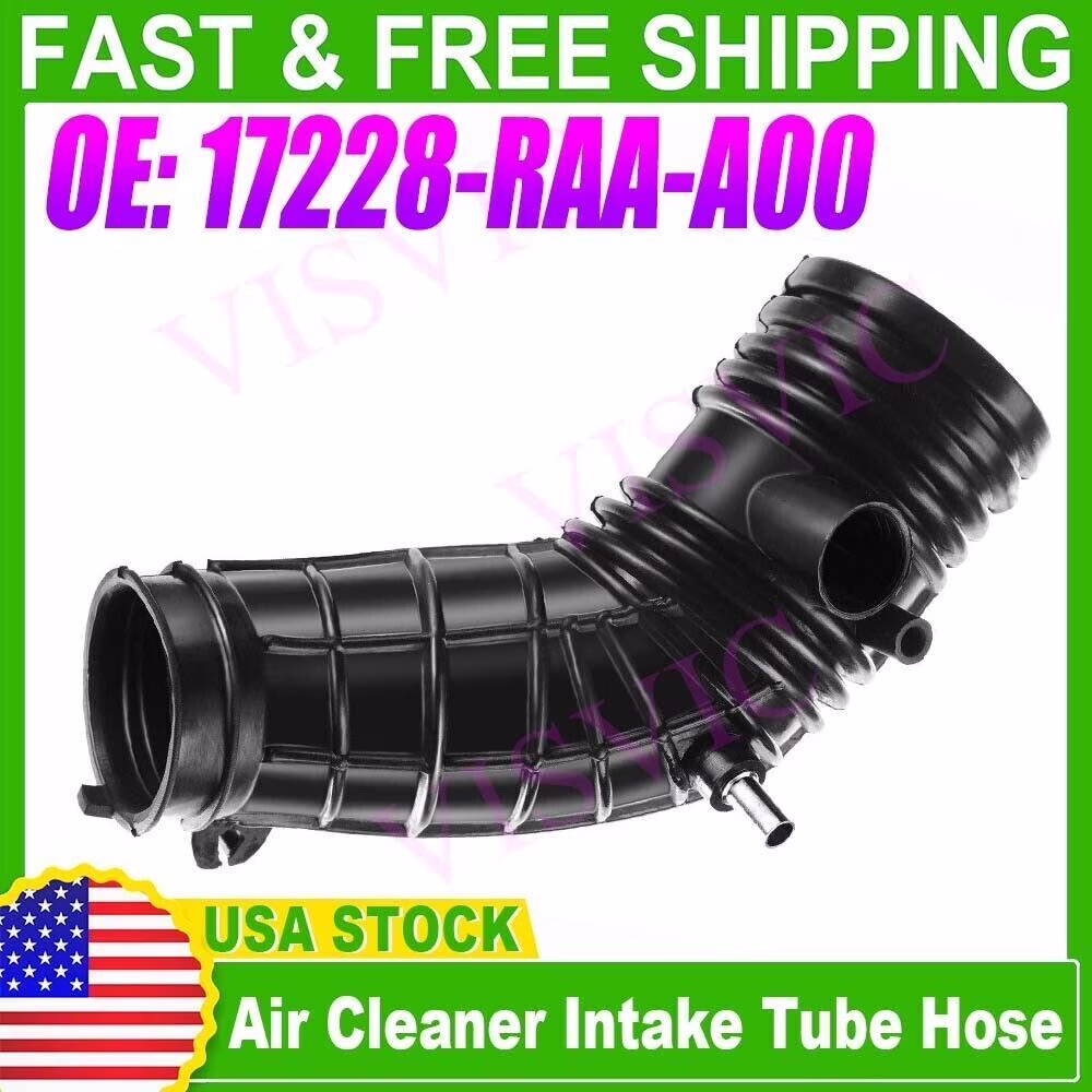 FOR Honda 2.4L 4Cyl Air Cleaner Intake Tube Hose Duct Flow 17228-RAA-A00