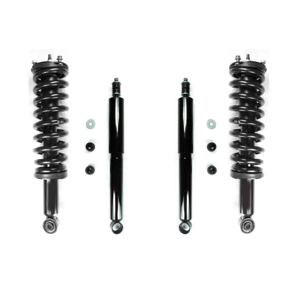 For 4Runner 4 Runner 3.4L Front Strut & Coil Spring & Rear Shocks Quick 4pc Kit