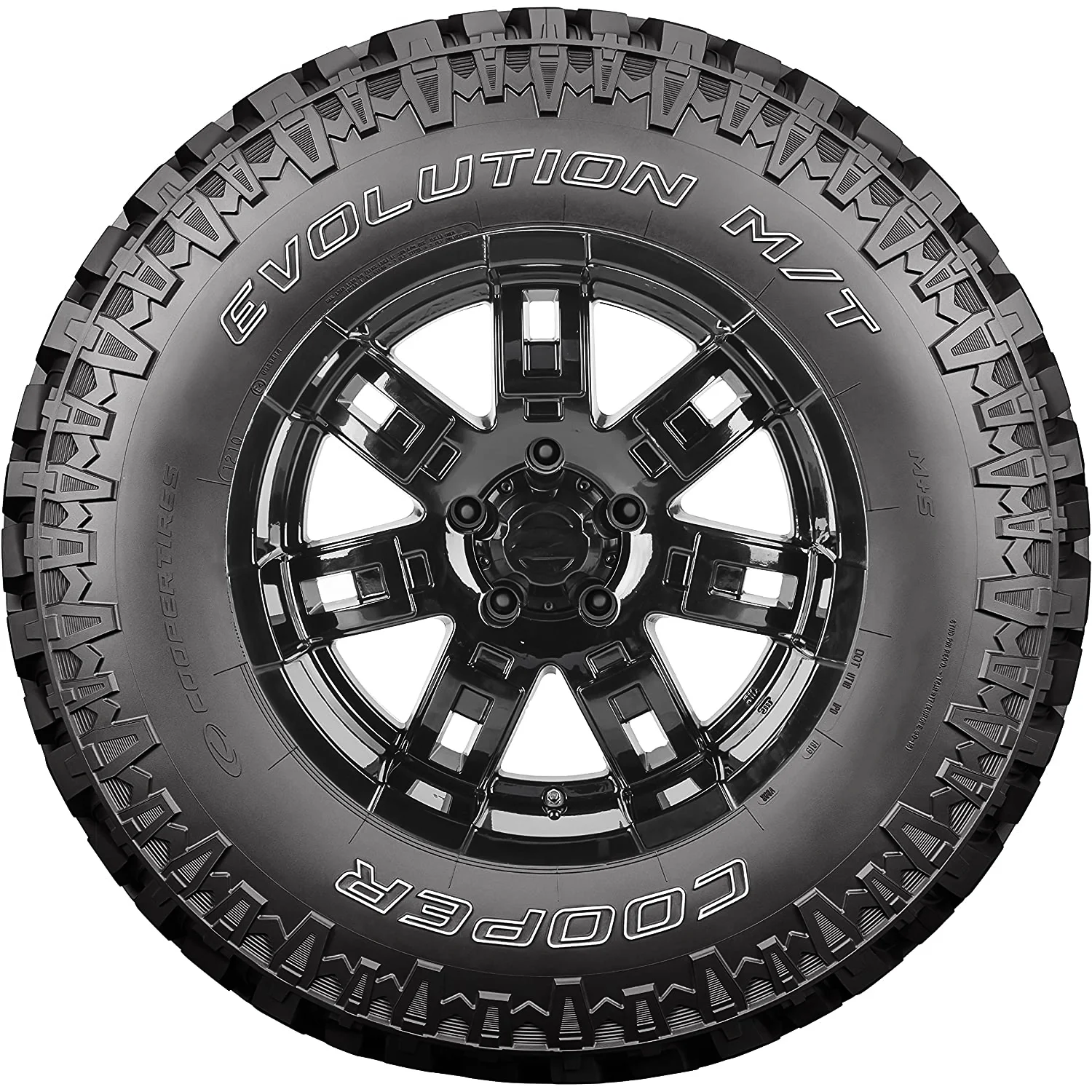 Pair of 2 (TWO) Cooper Evolution M/T LT 35X12.50R15 Load C 6 Ply MT Mud Tires